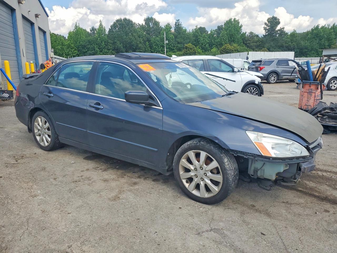 2006 Honda Accord Ex Gray vin: 1HGCM66546A067857