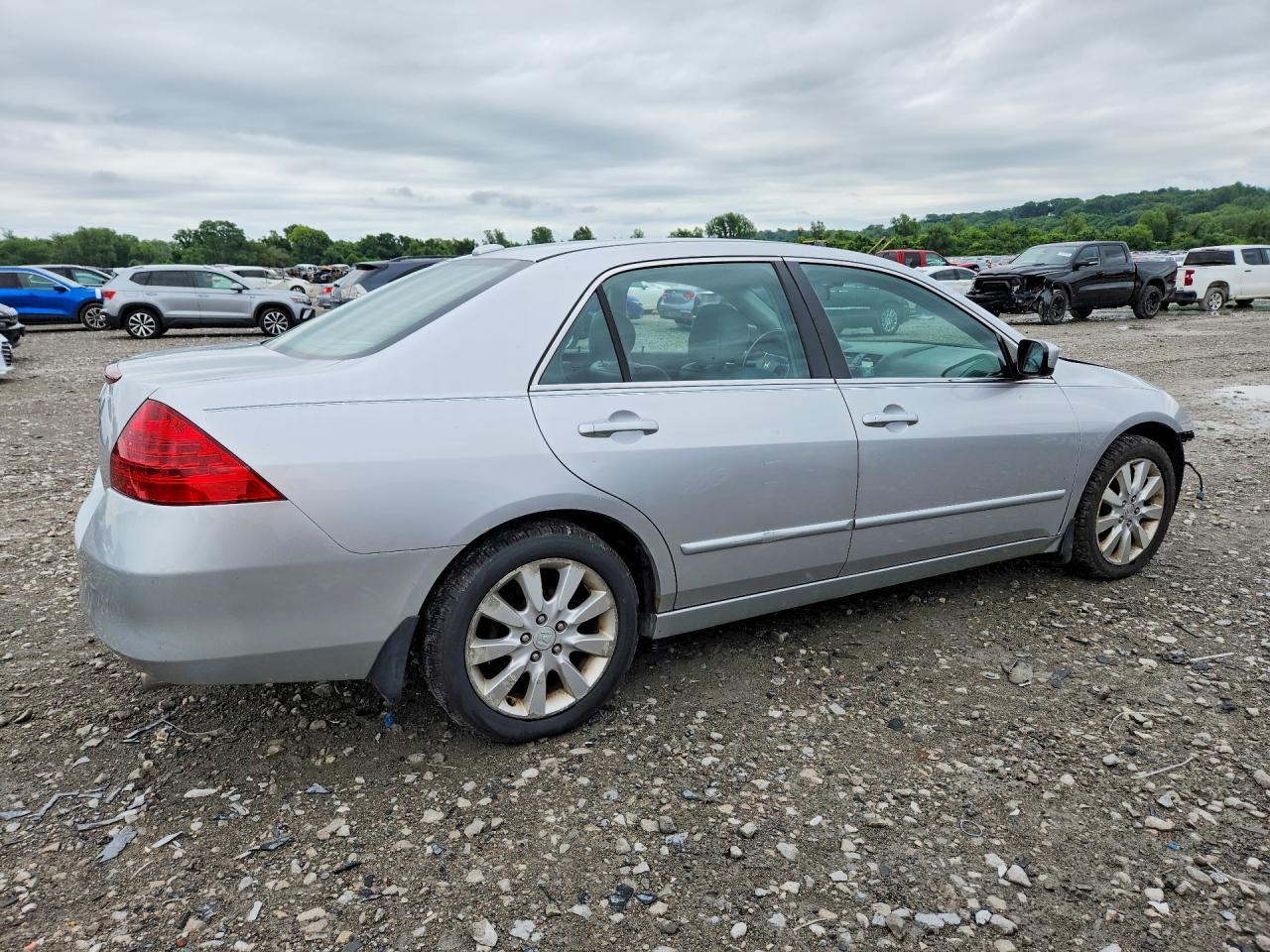 2006 Honda Accord Ex Silver vin: 1HGCM66546A071908