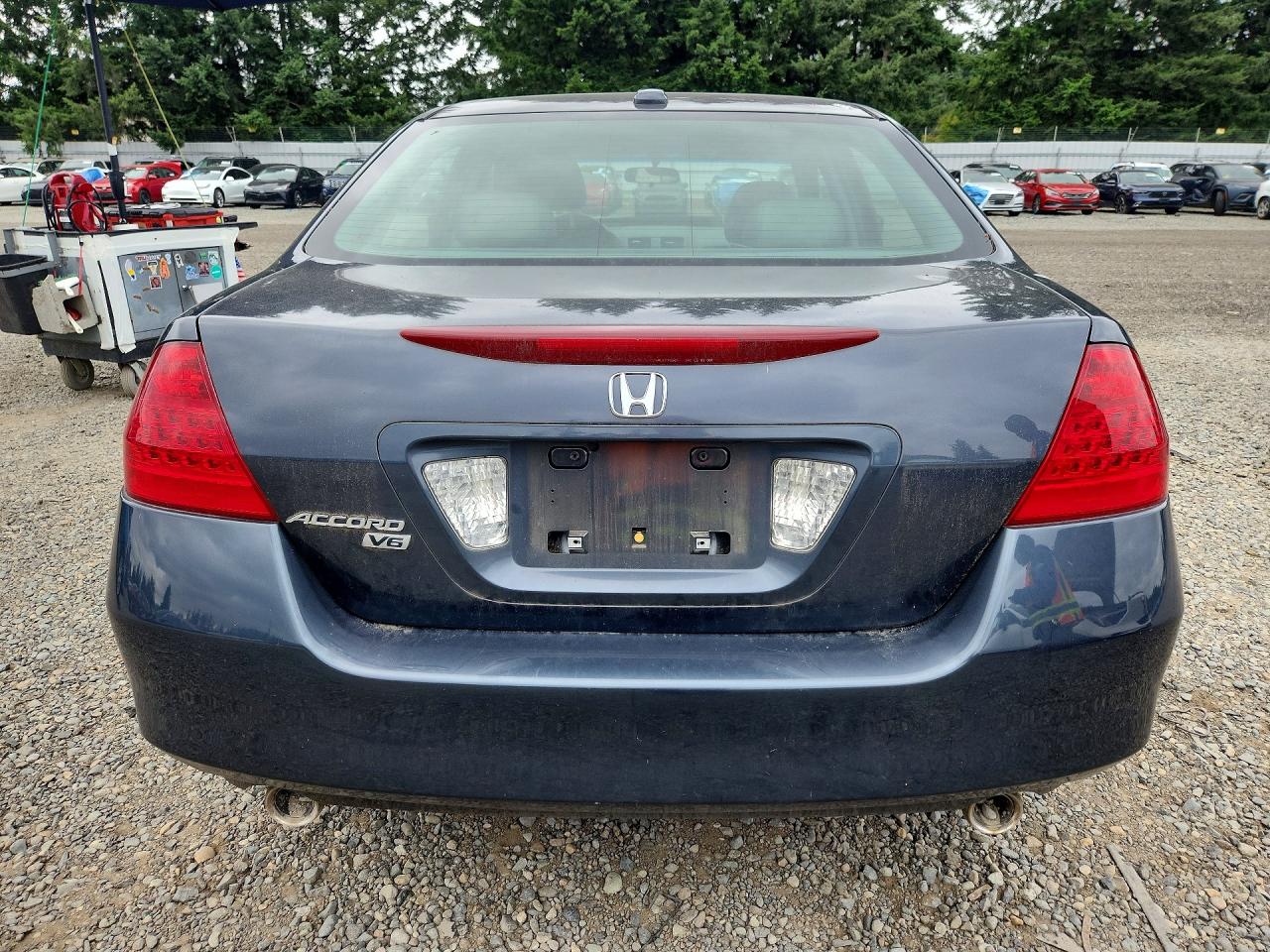 2007 Honda Accord Ex Gray vin: 1HGCM66547A000225