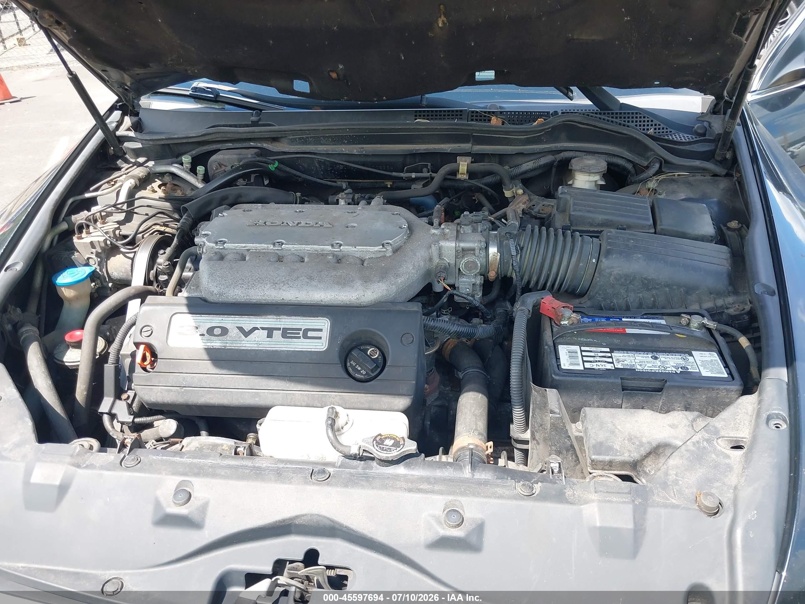 2007 Honda Accord 3.0 Ex Black vin: 1HGCM66547A006364