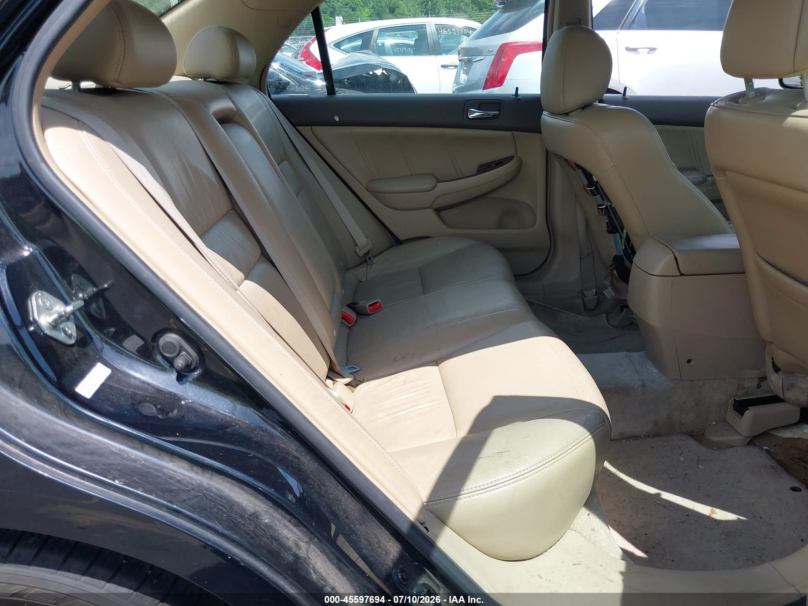 2007 Honda Accord 3.0 Ex Black vin: 1HGCM66547A006364