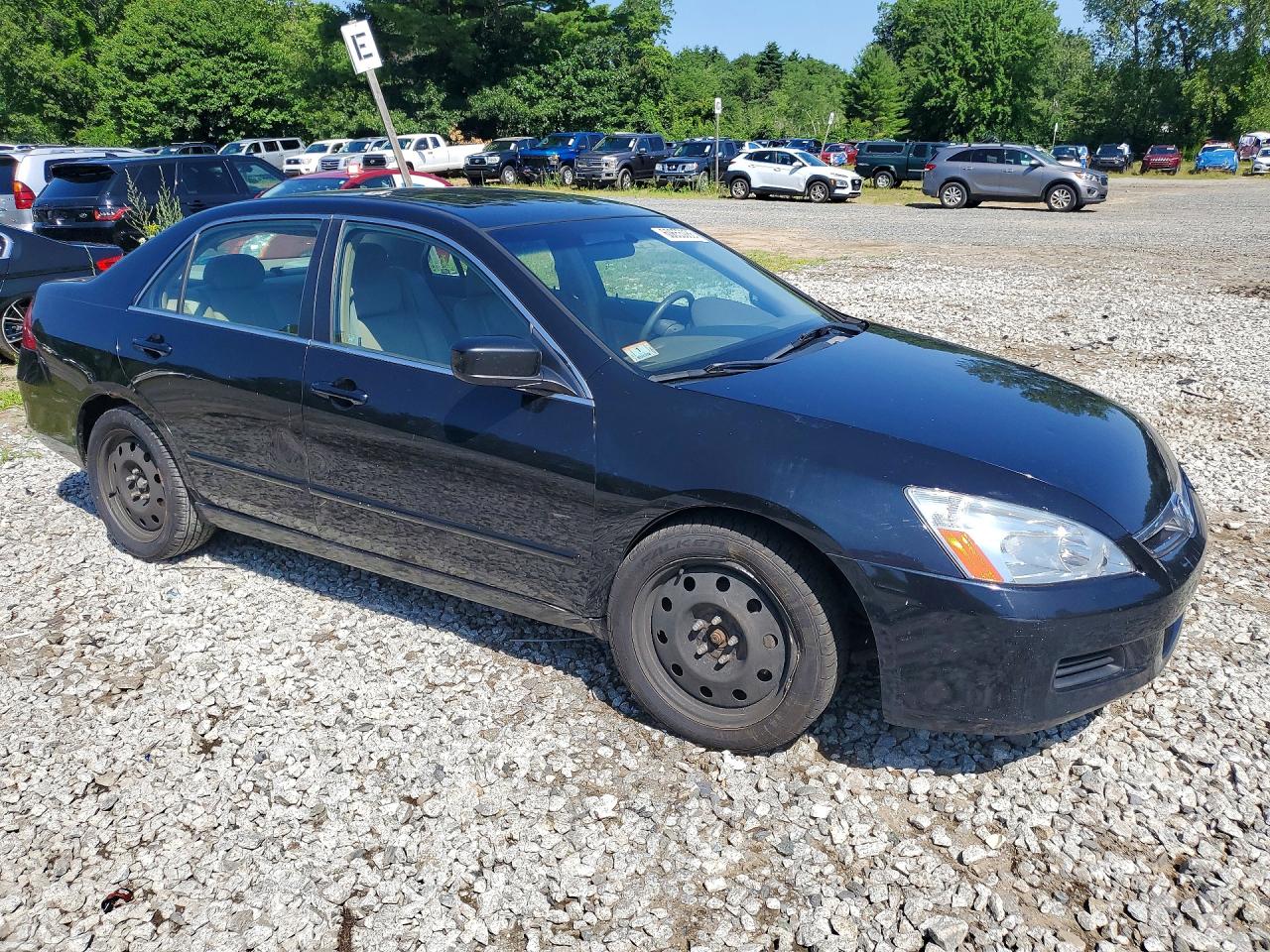 2007 Honda Accord Ex Black vin: 1HGCM66547A019499