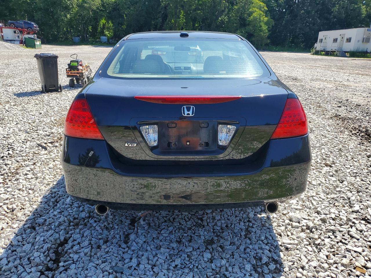 2007 Honda Accord Ex Black vin: 1HGCM66547A019499