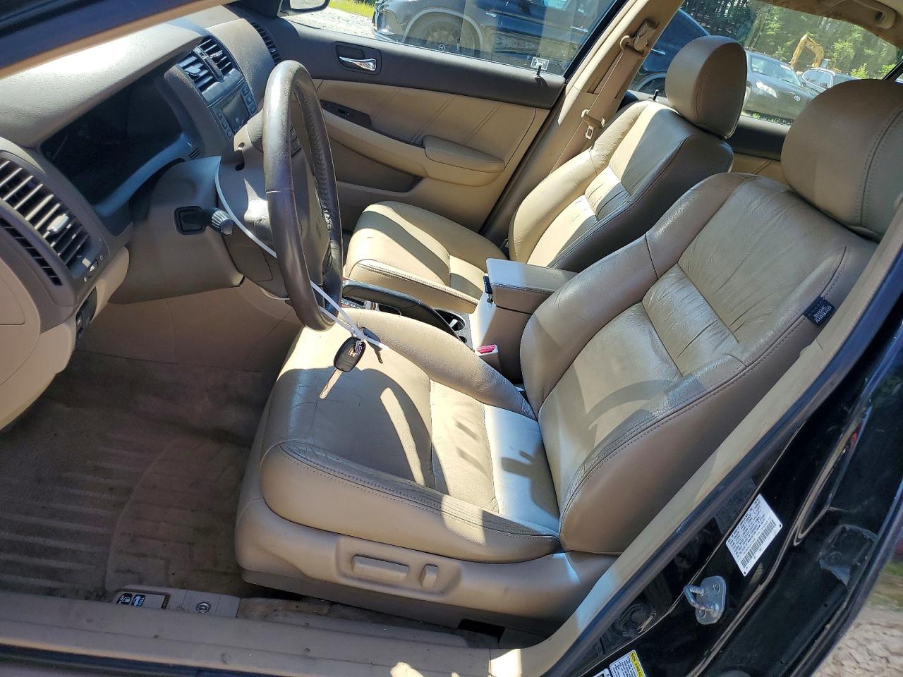 2007 Honda Accord Ex Black vin: 1HGCM66547A019499
