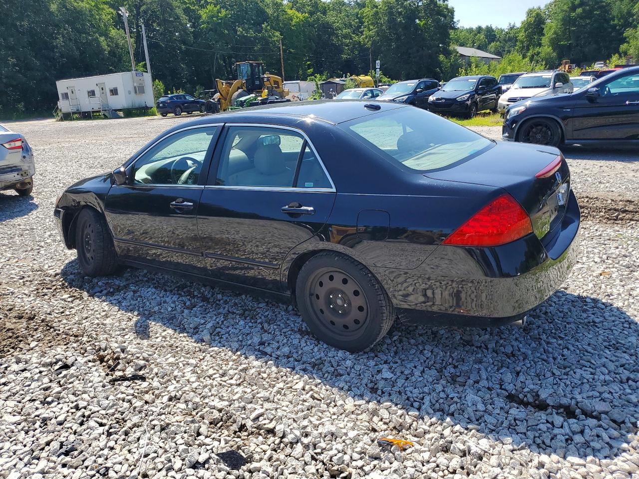 2007 Honda Accord Ex Black vin: 1HGCM66547A019499