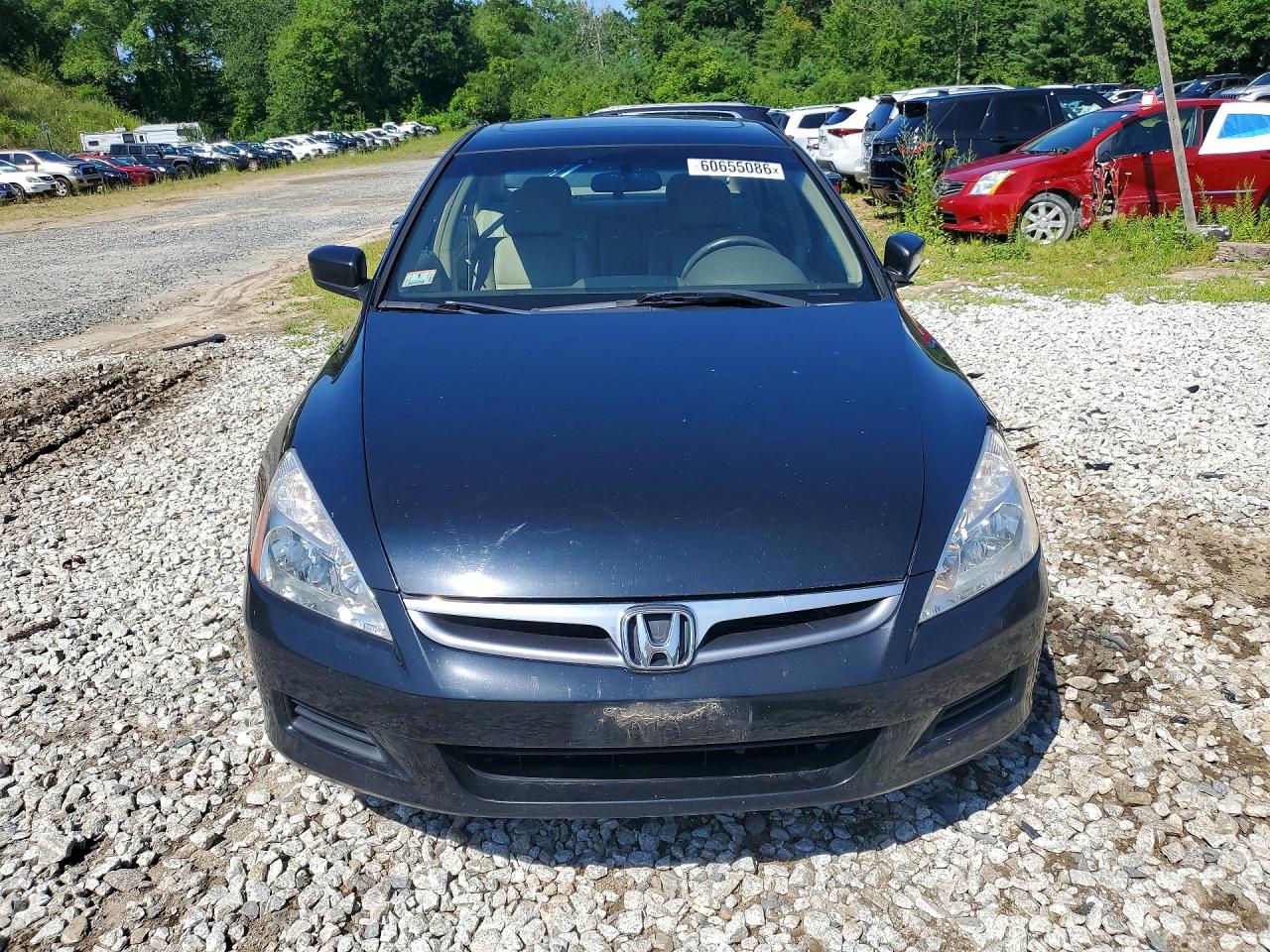 2007 Honda Accord Ex Black vin: 1HGCM66547A019499