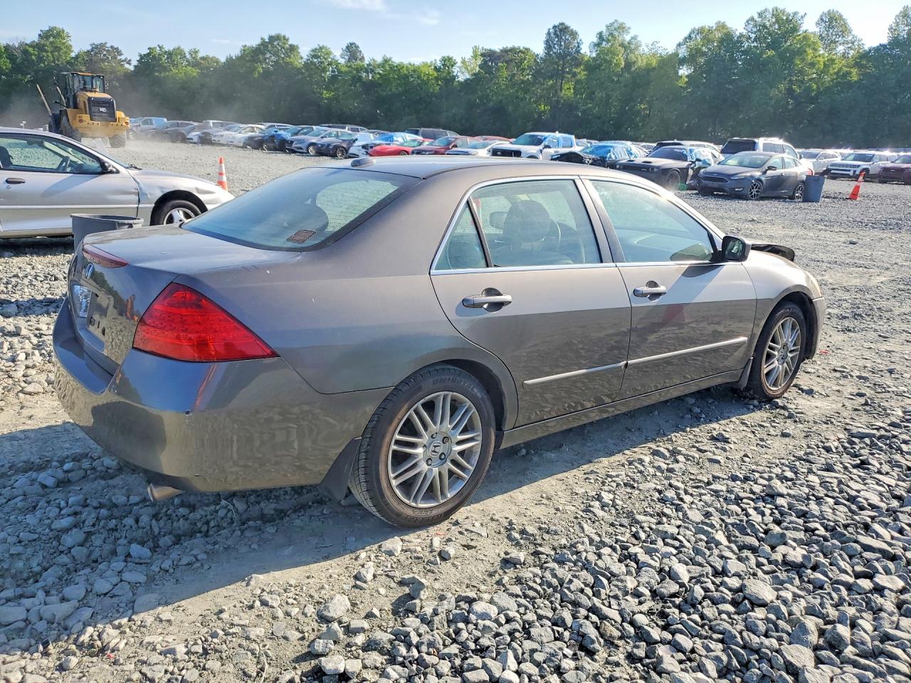 2007 Honda Accord Ex Gray vin: 1HGCM66547A039879