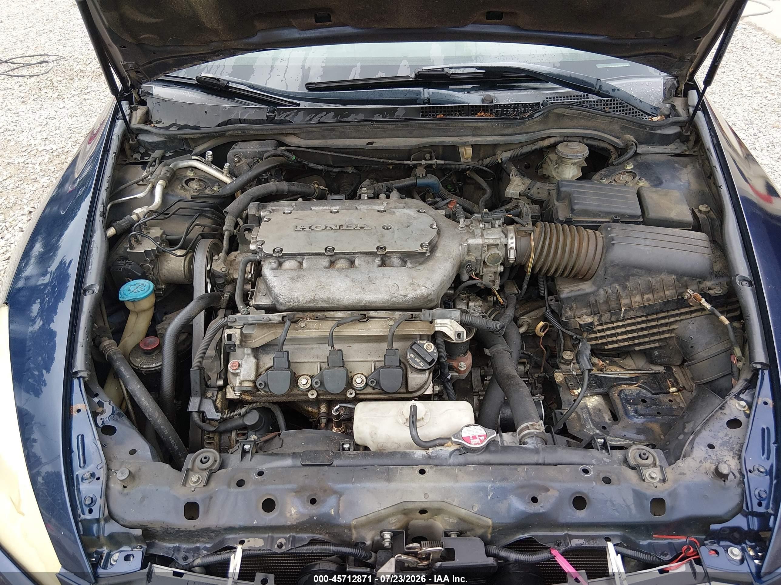 2007 Honda Accord 3.0 Ex Blue vin: 1HGCM66547A055094