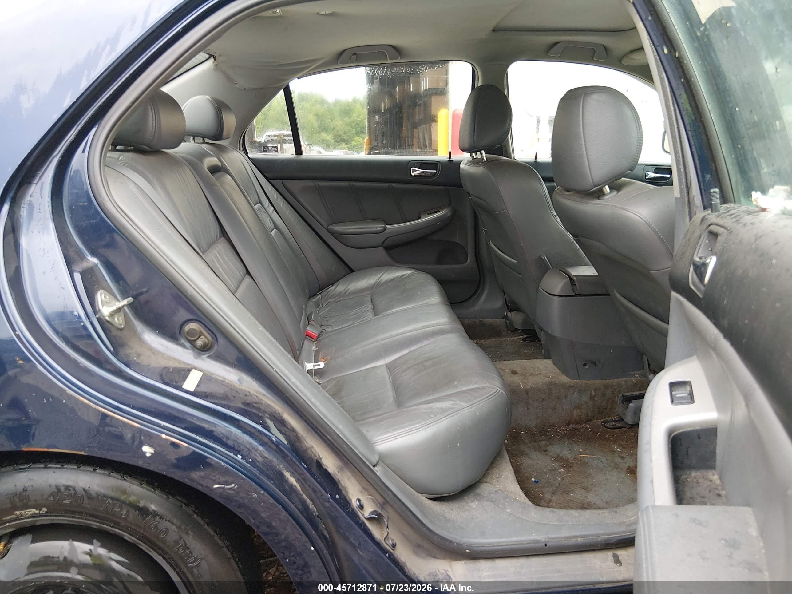 2007 Honda Accord 3.0 Ex Blue vin: 1HGCM66547A055094