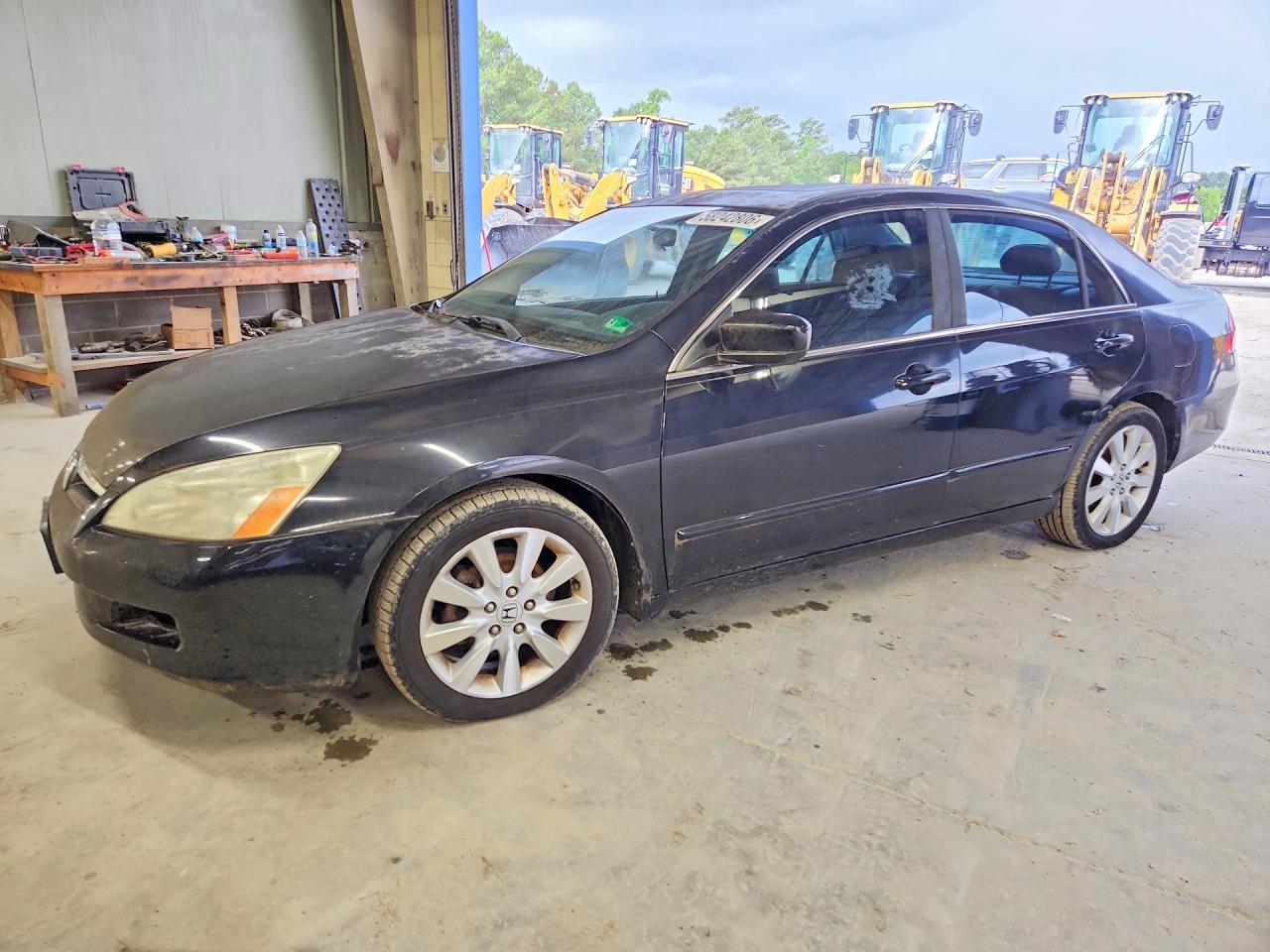 2007 Honda Accord Ex Black vin: 1HGCM66547A060439