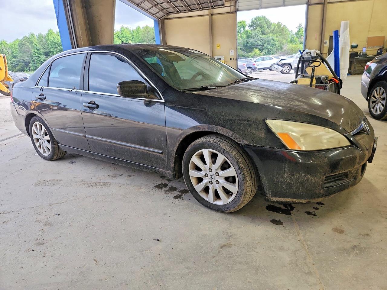 2007 Honda Accord Ex Black vin: 1HGCM66547A060439