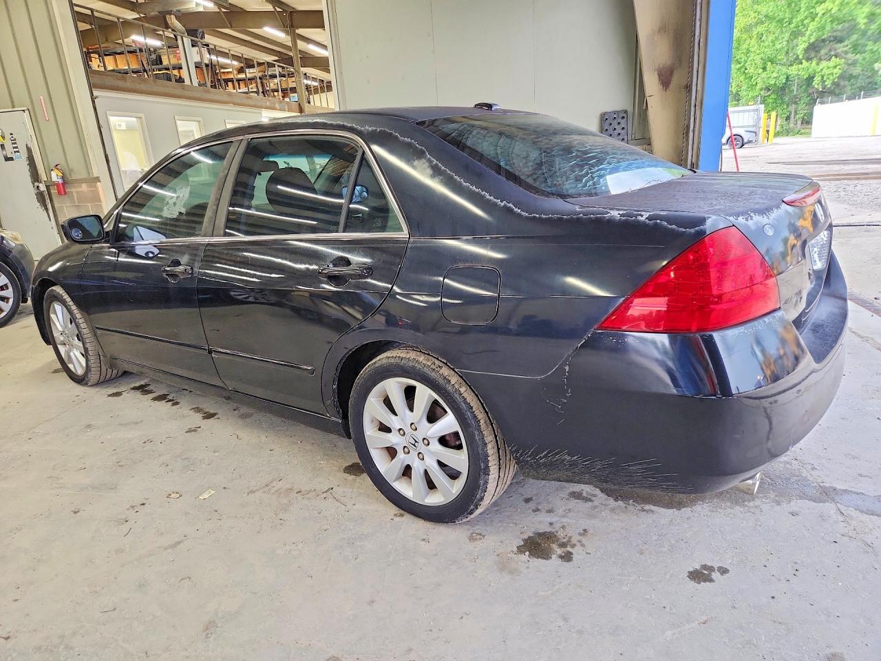 2007 Honda Accord Ex Black vin: 1HGCM66547A060439