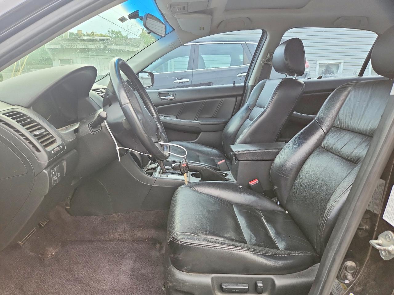 2007 Honda Accord Ex Black vin: 1HGCM66547A072767