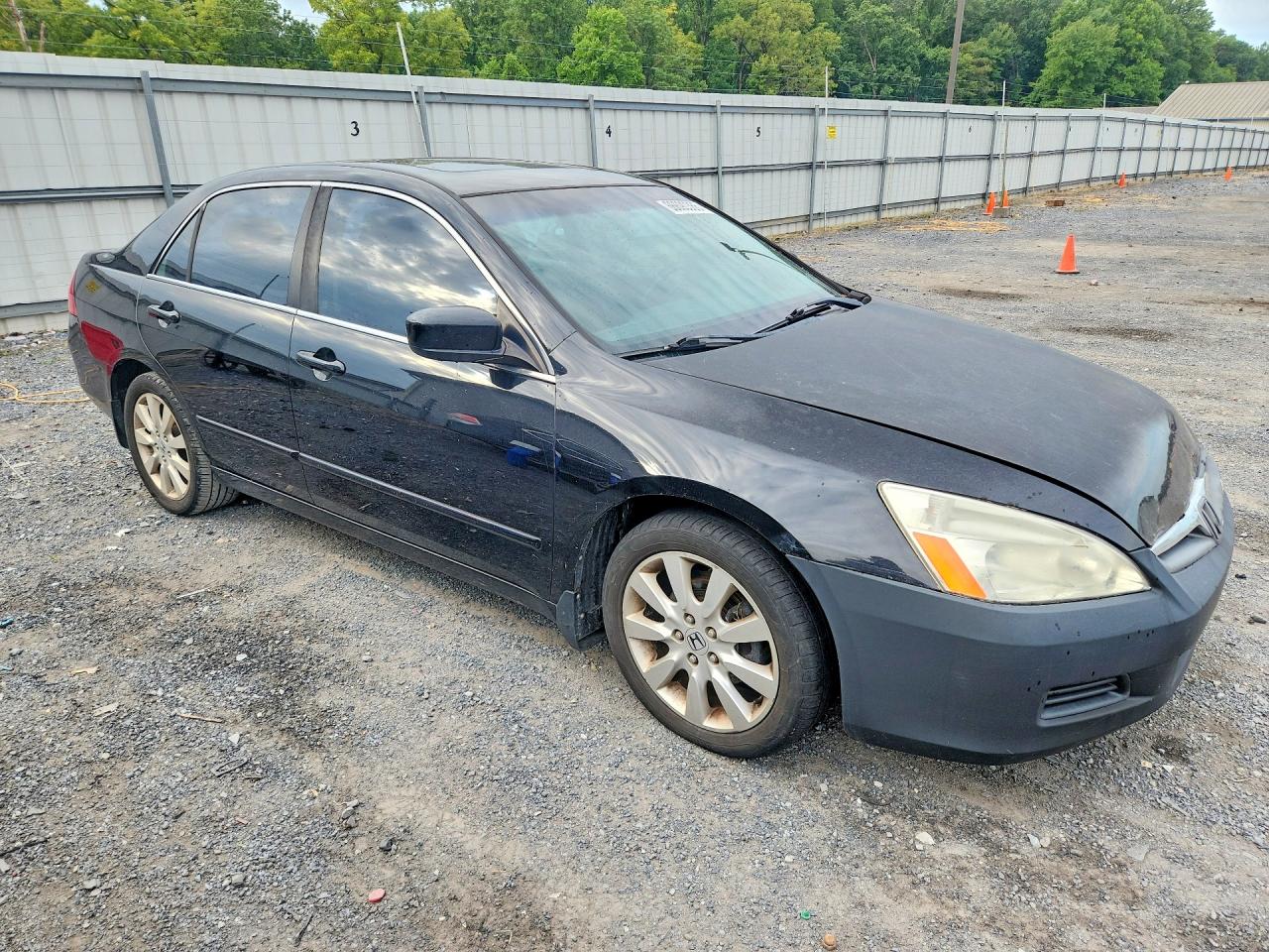 2007 Honda Accord Ex Black vin: 1HGCM66547A072767