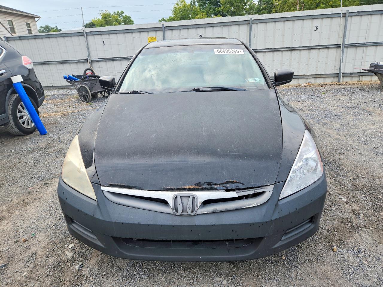 2007 Honda Accord Ex Black vin: 1HGCM66547A072767