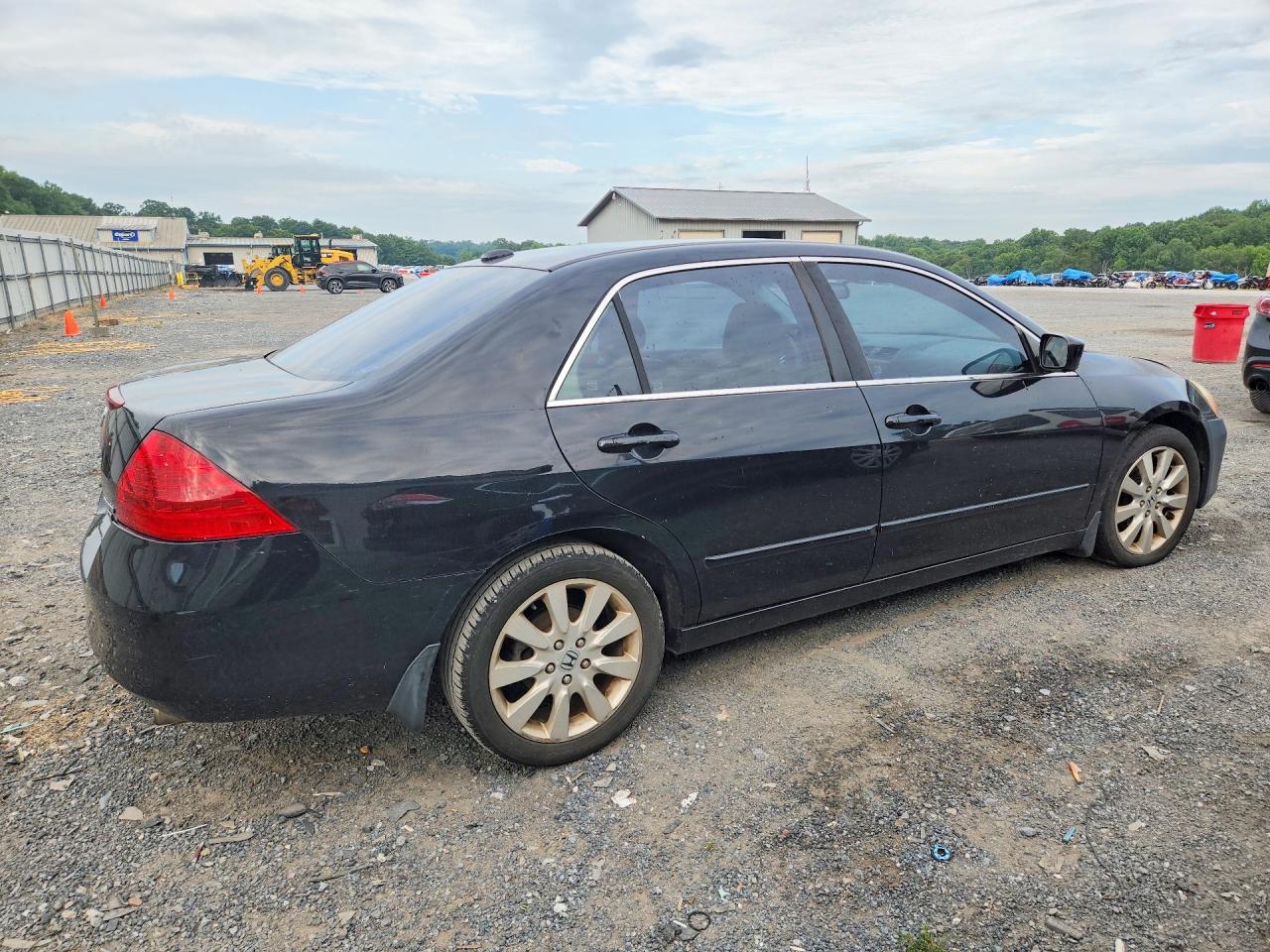 2007 Honda Accord Ex Black vin: 1HGCM66547A072767