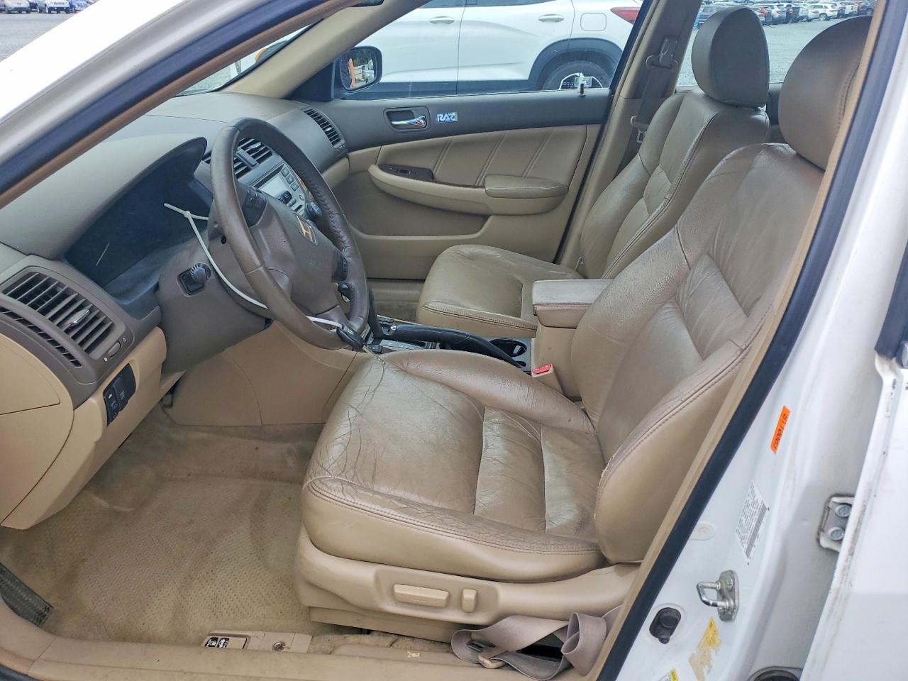 2007 Honda Accord Ex Белый vin: 1HGCM66547A081677