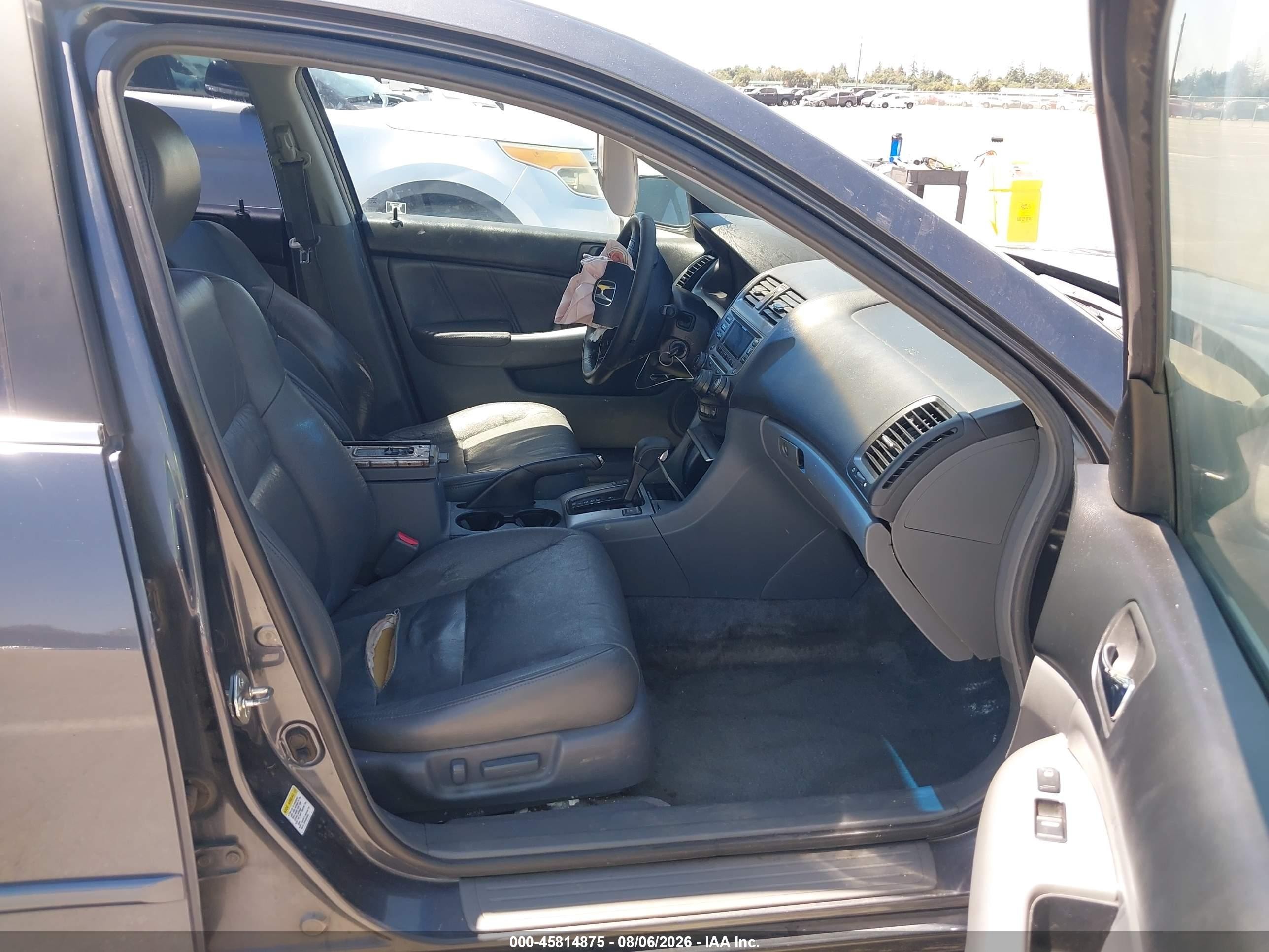2007 Honda Accord 3.0 Ex Blue vin: 1HGCM66547A103046