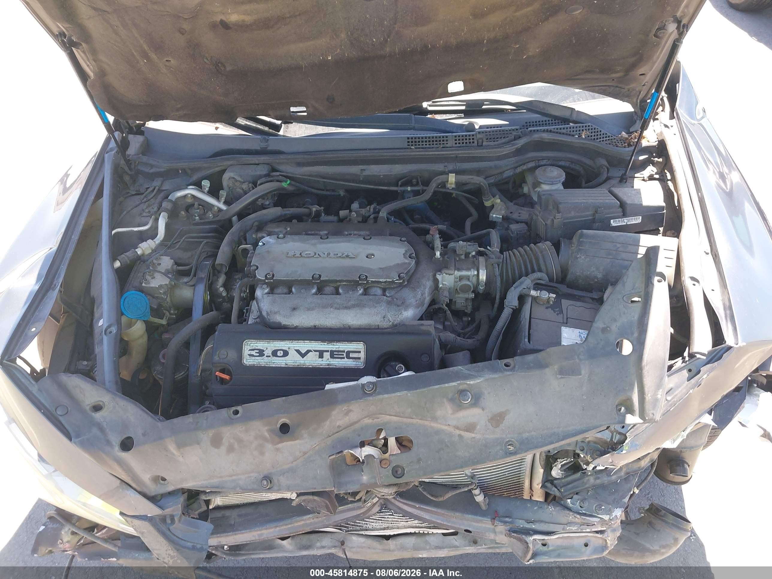 2007 Honda Accord 3.0 Ex Blue vin: 1HGCM66547A103046