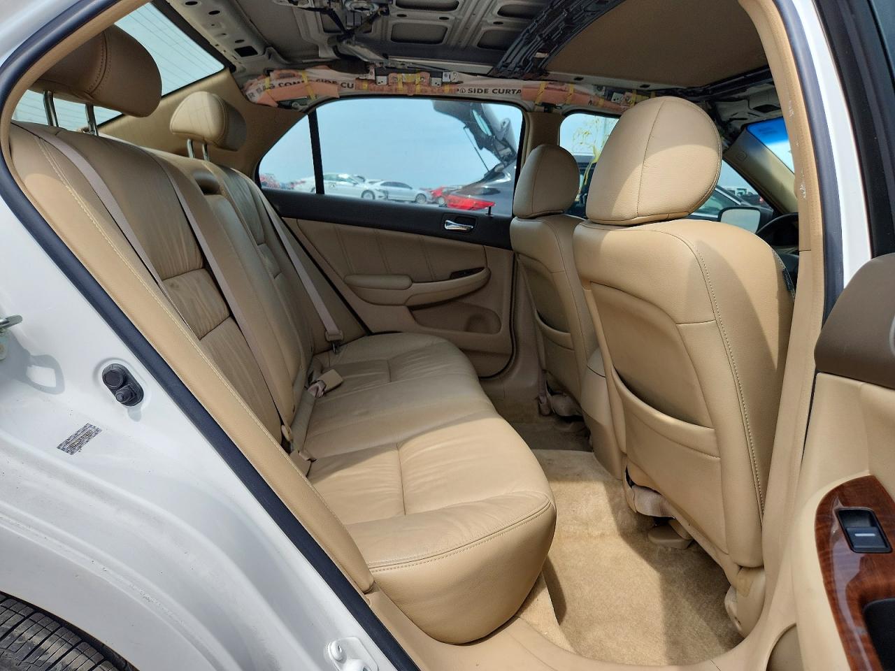 2007 Honda Accord Ex Белый vin: 1HGCM66547A106027