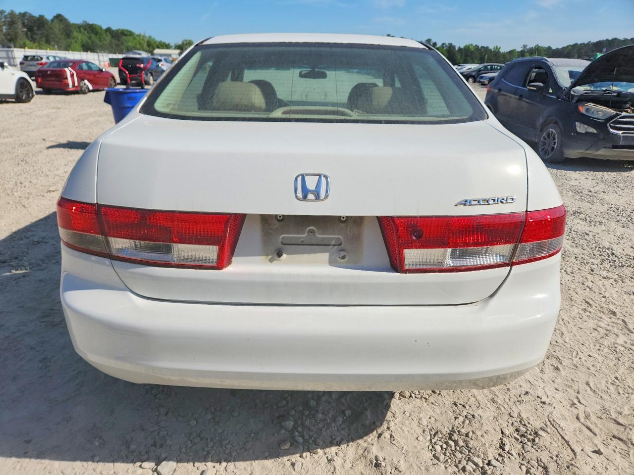 2003 Honda Accord Ex White vin: 1HGCM66553A016511