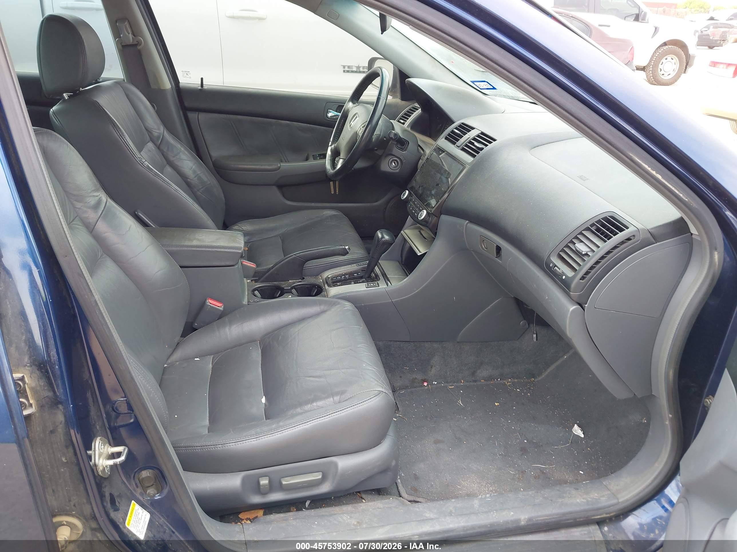 2003 Honda Accord 3.0 Ex Blue vin: 1HGCM66553A017996
