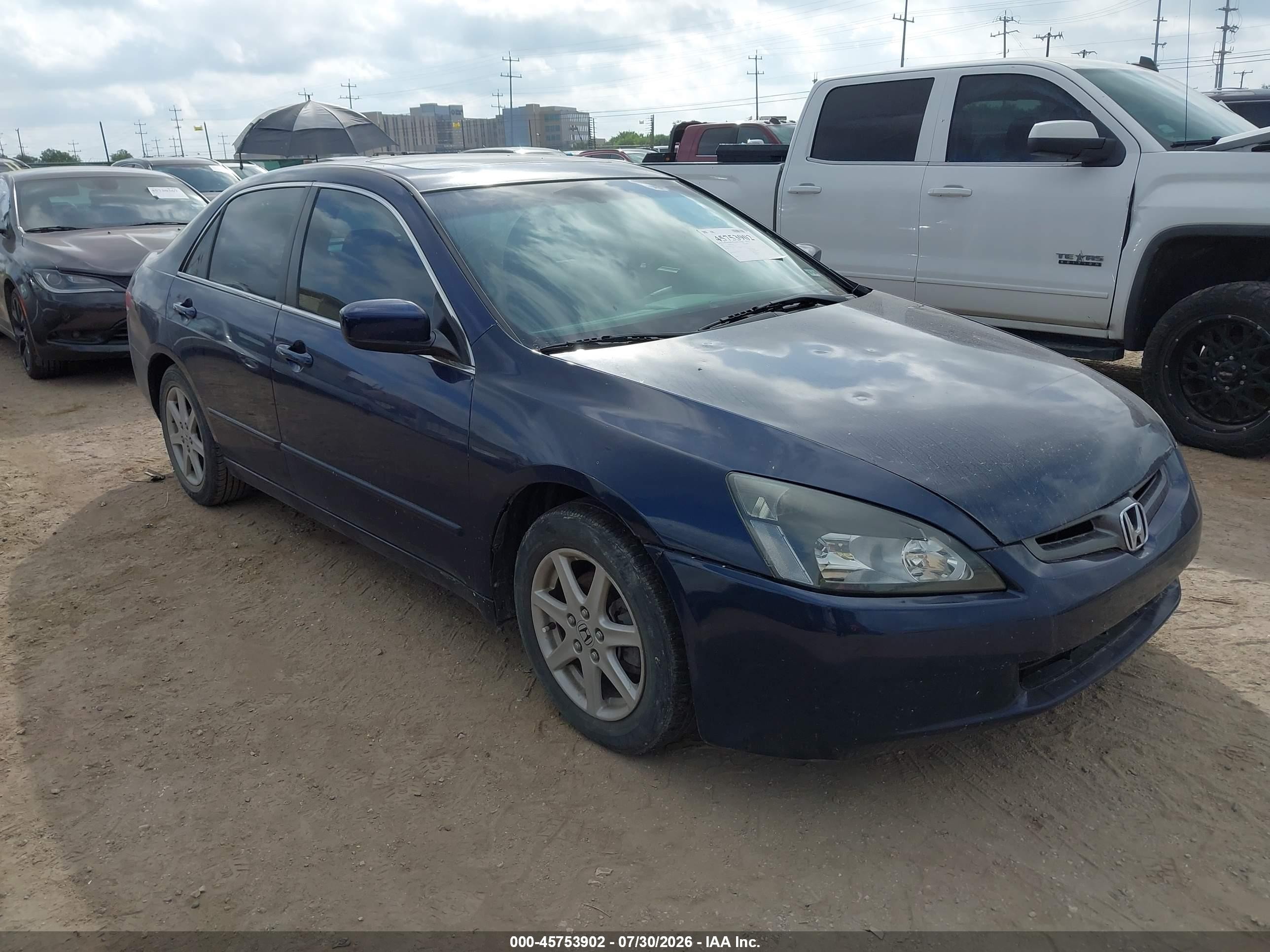 2003 Honda Accord 3.0 Ex Blue vin: 1HGCM66553A017996