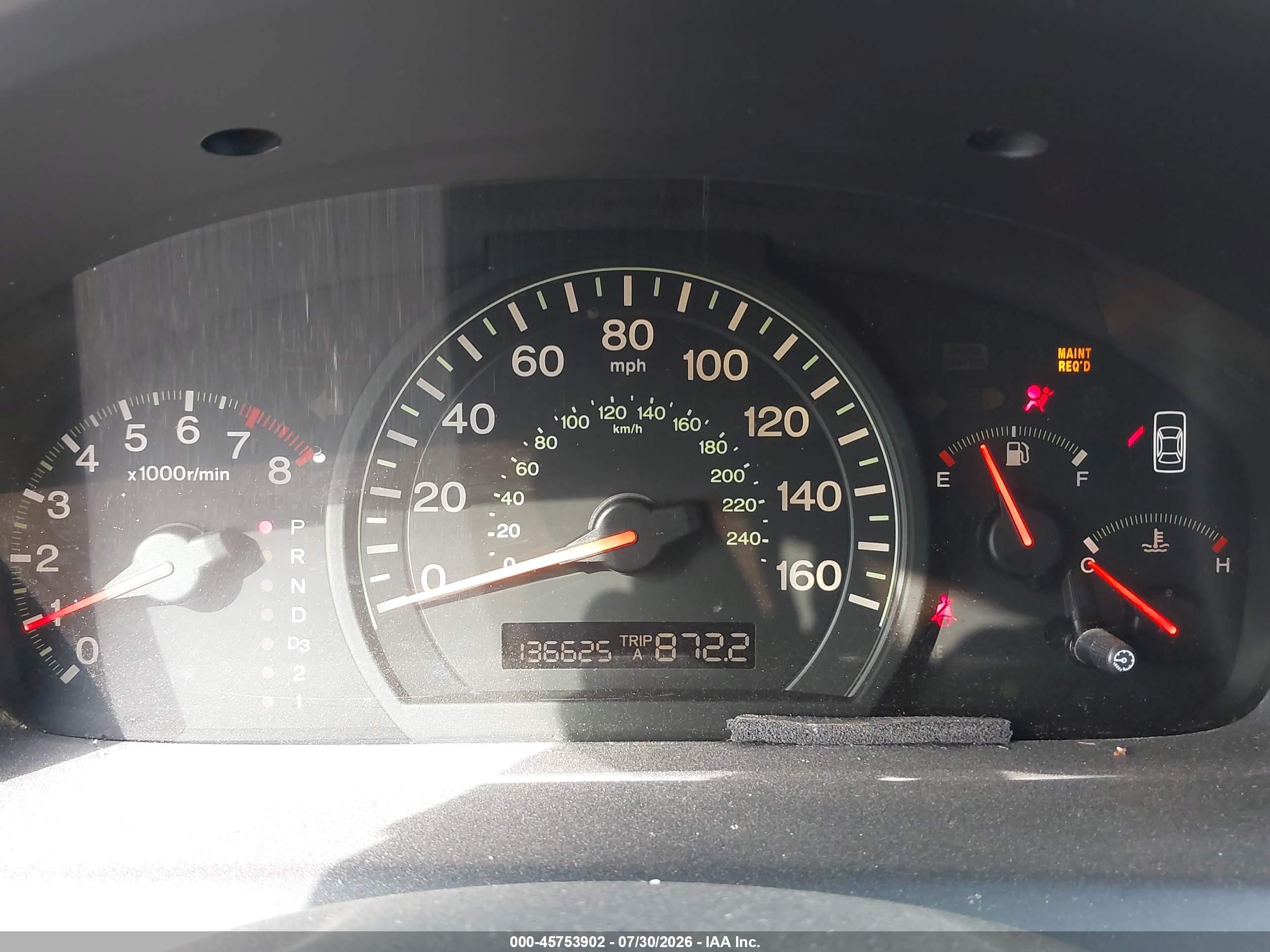2003 Honda Accord 3.0 Ex Blue vin: 1HGCM66553A017996