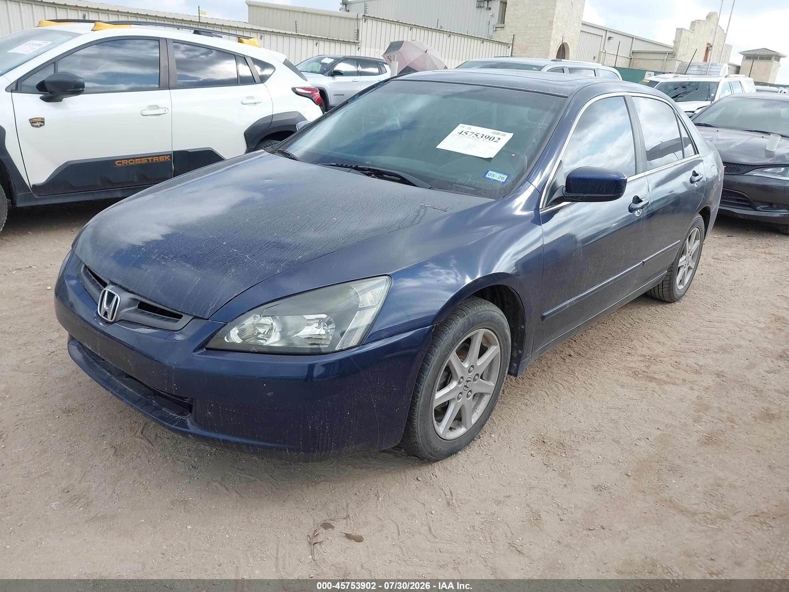 2003 Honda Accord 3.0 Ex Blue vin: 1HGCM66553A017996