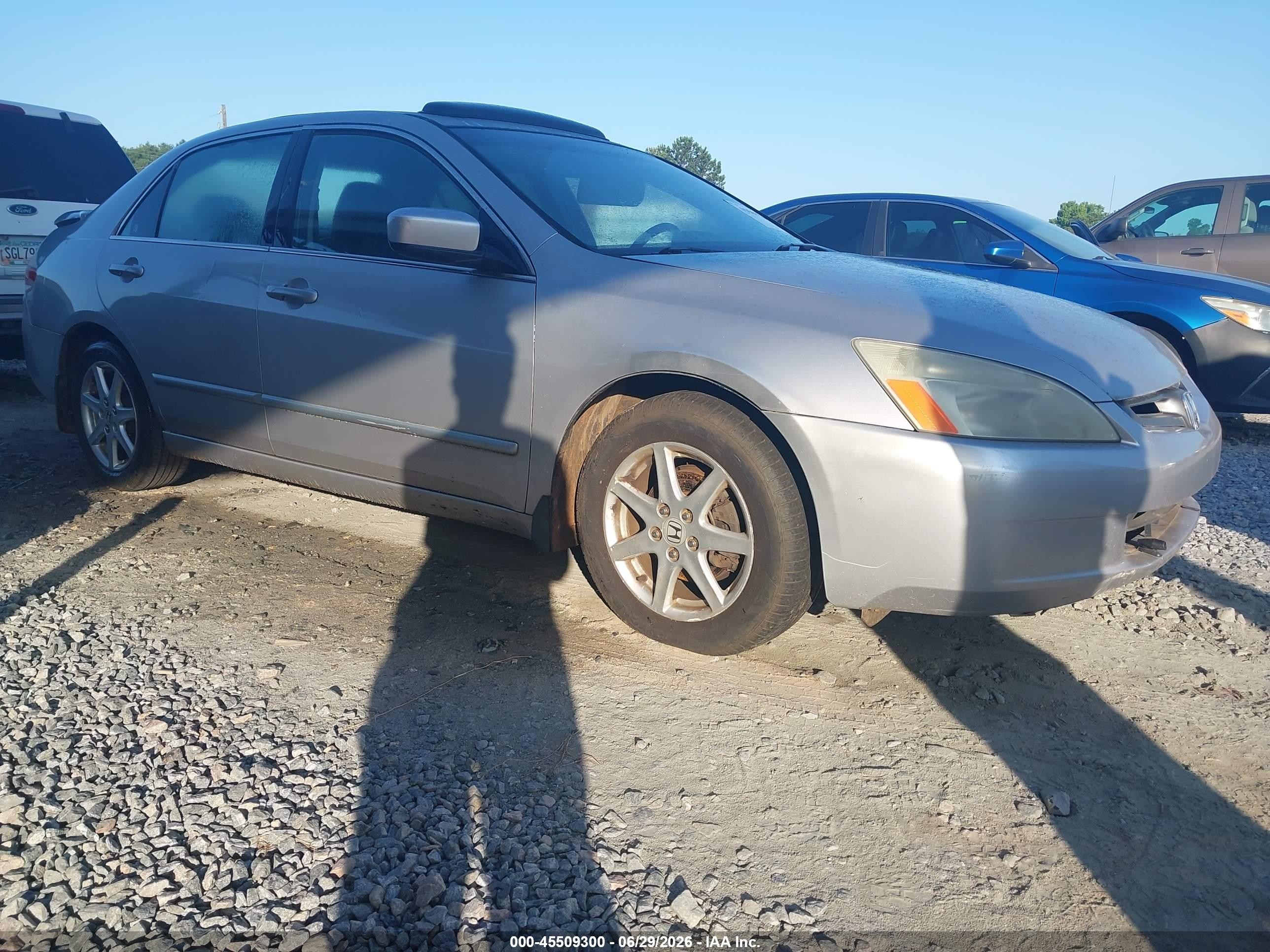 2003 Honda Accord Sdn Ex Gray vin: 1HGCM66553A034992