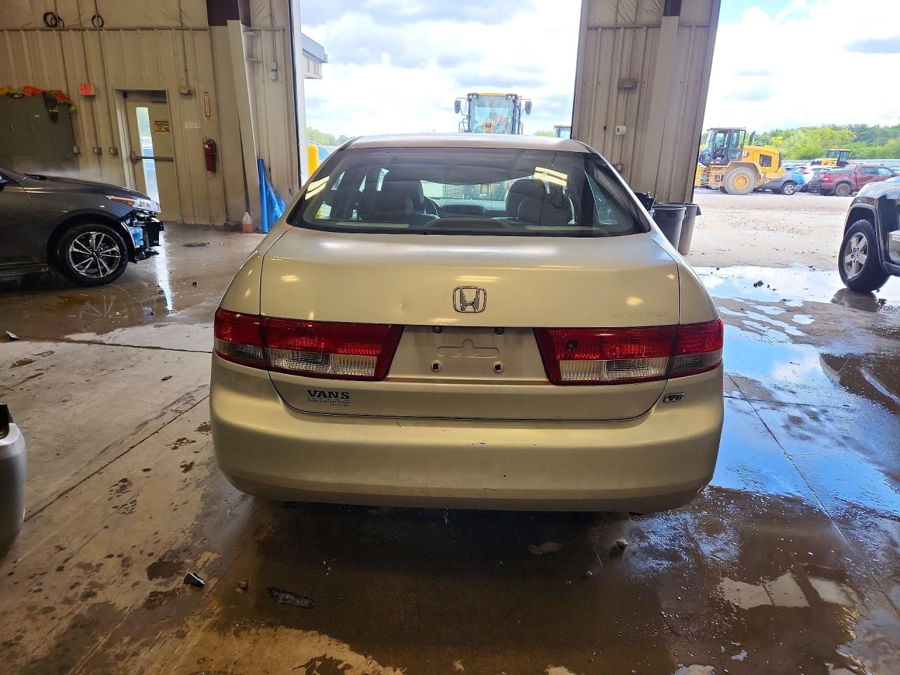 2003 Honda Accord Ex Silver vin: 1HGCM66553A045314