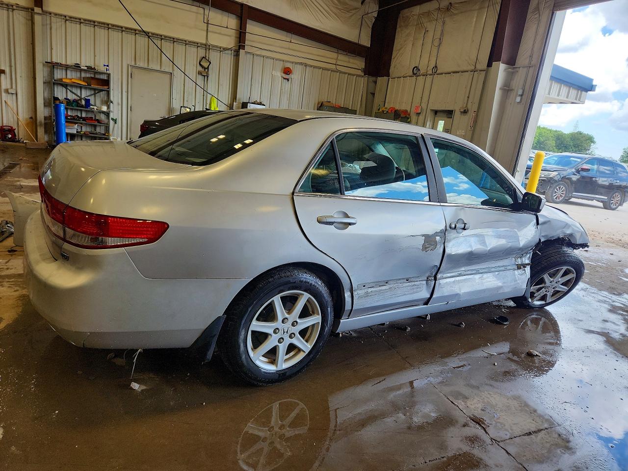 2003 Honda Accord Ex Silver vin: 1HGCM66553A045314