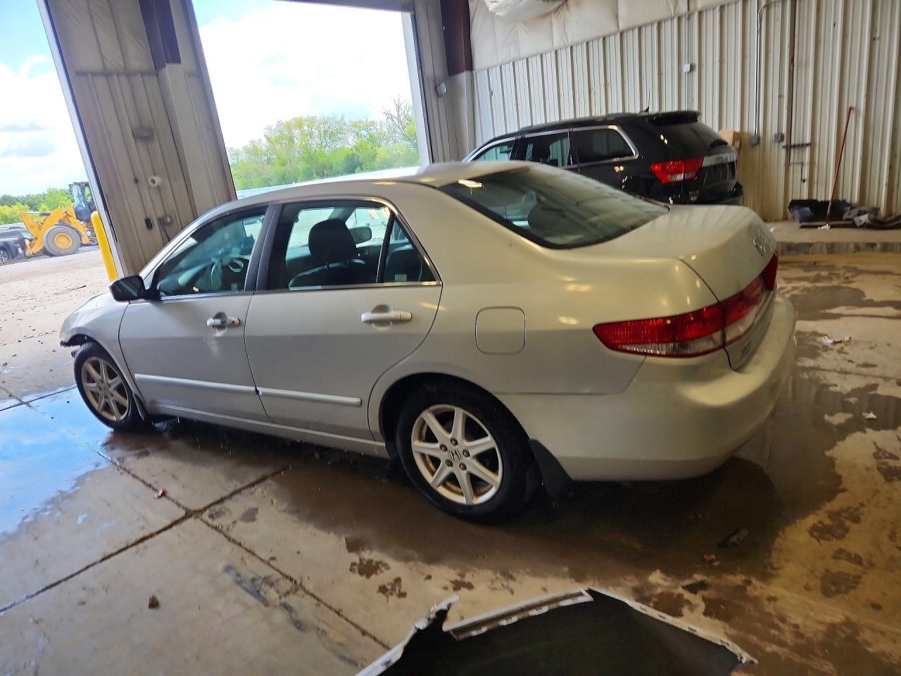 2003 Honda Accord Ex Silver vin: 1HGCM66553A045314