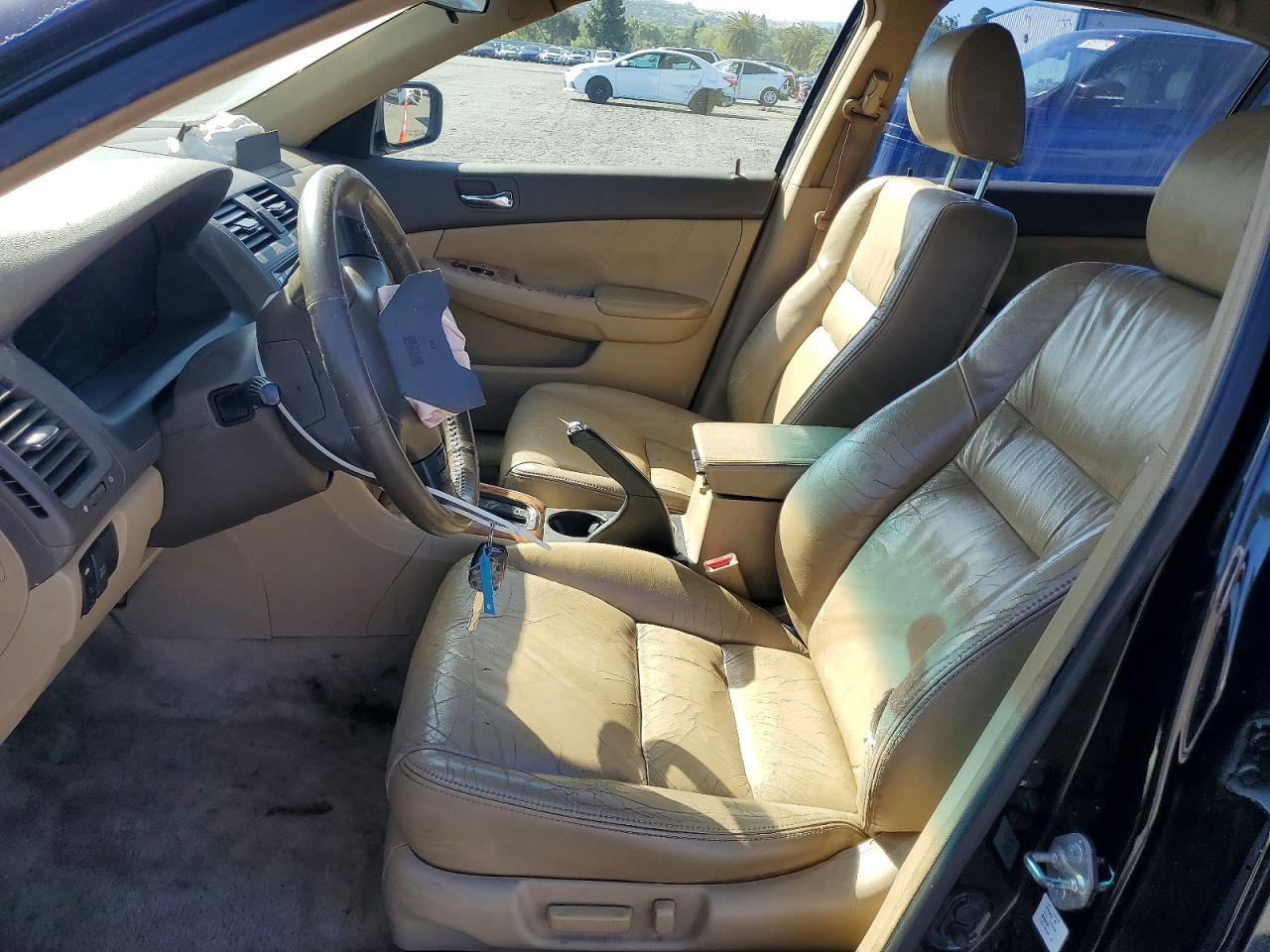2003 Honda Accord Ex Black vin: 1HGCM66553A052456
