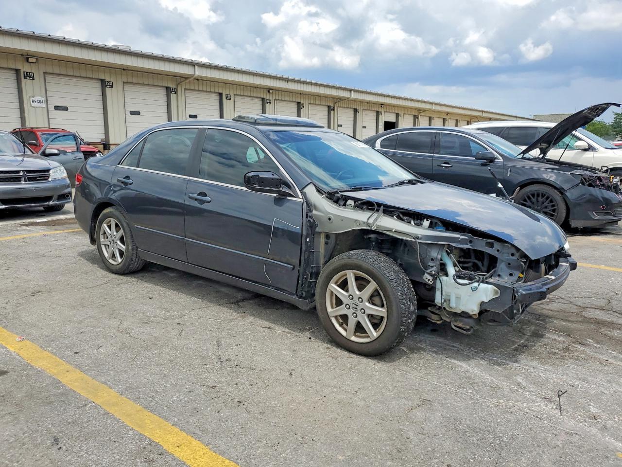 2003 Honda Accord Ex Gray vin: 1HGCM66553A099003