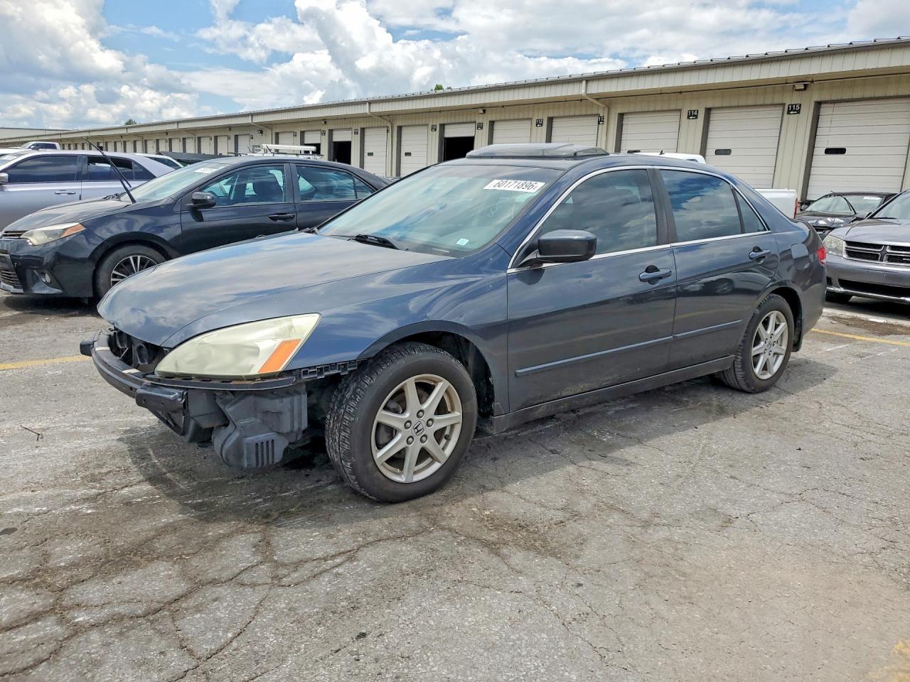 2003 Honda Accord Ex Gray vin: 1HGCM66553A099003