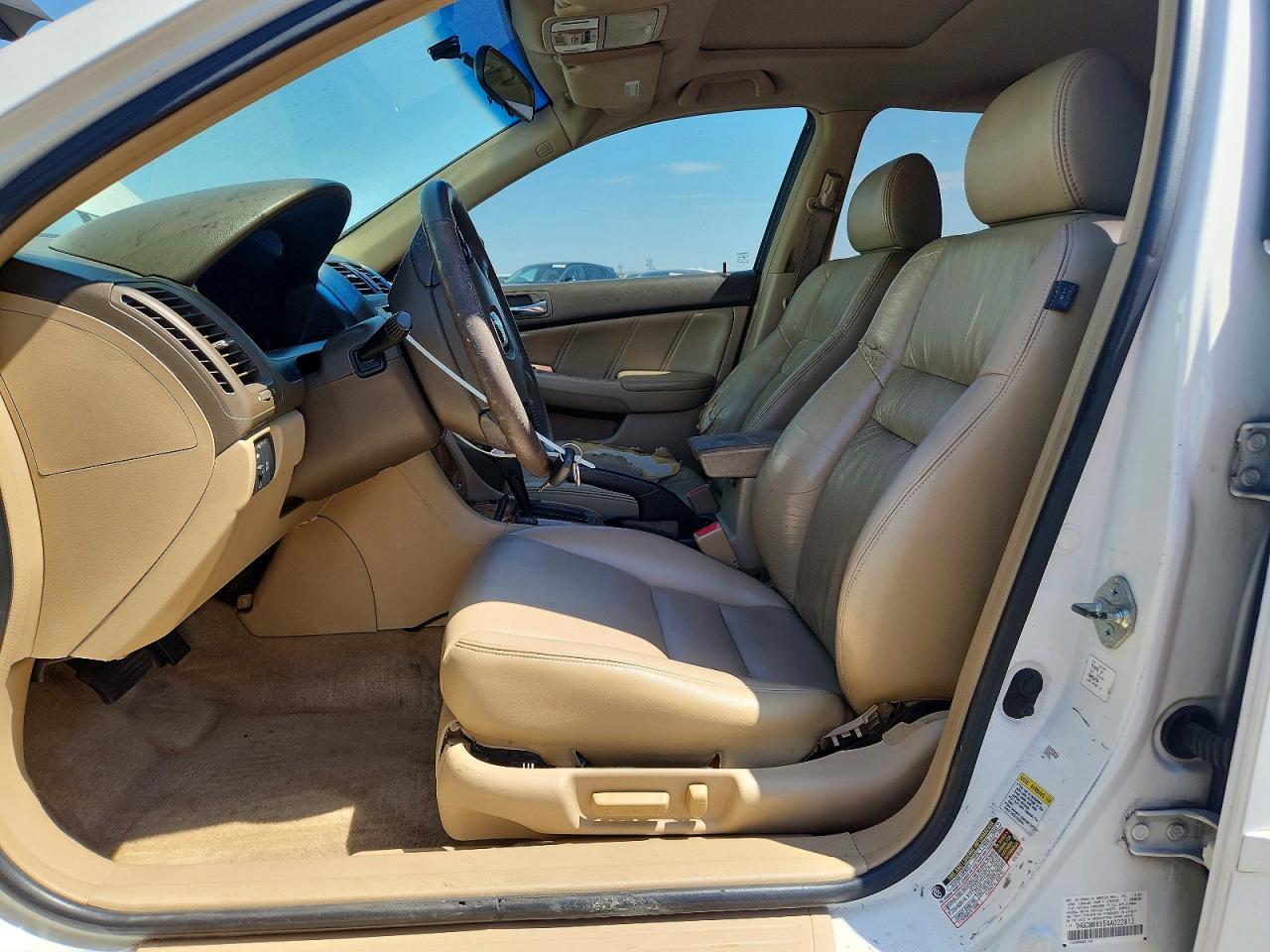 2004 Honda Accord Ex Белый vin: 1HGCM66554A022813