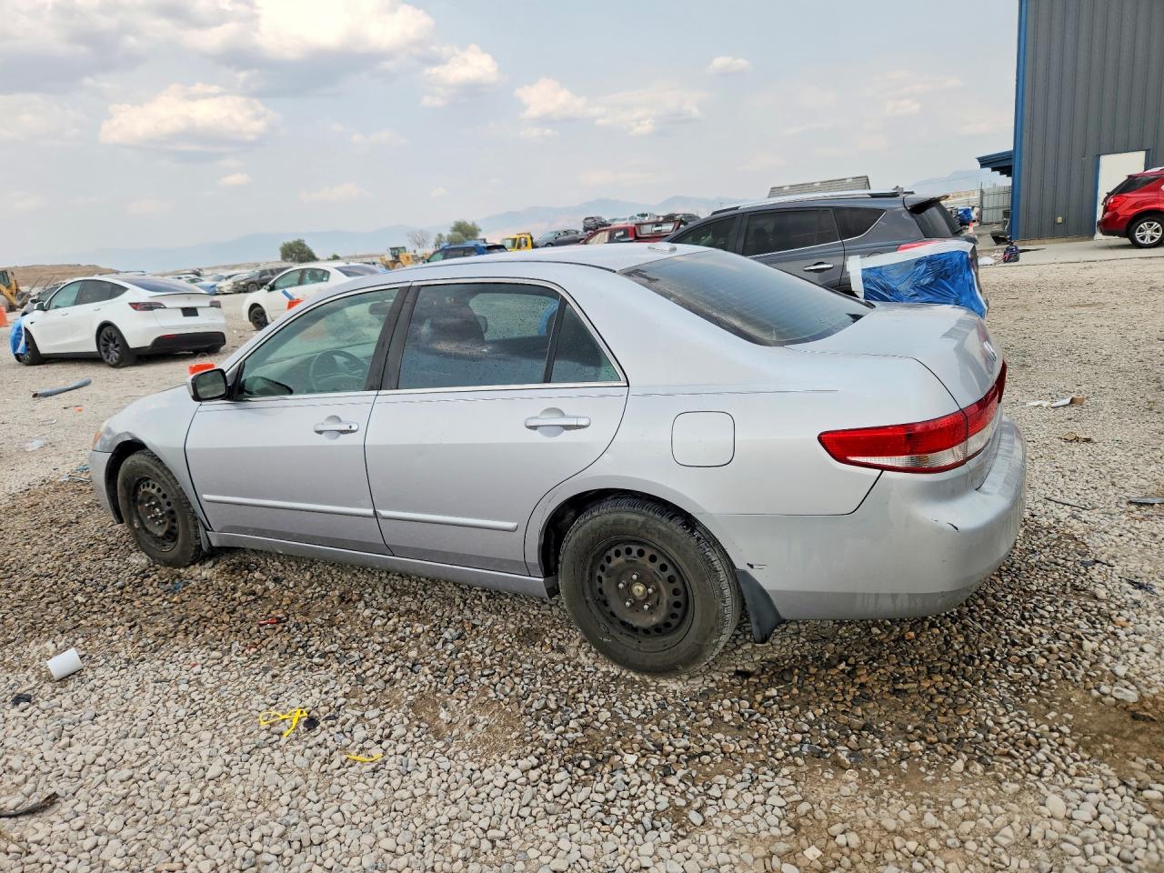 2004 Honda Accord Ex Silver vin: 1HGCM66554A025310