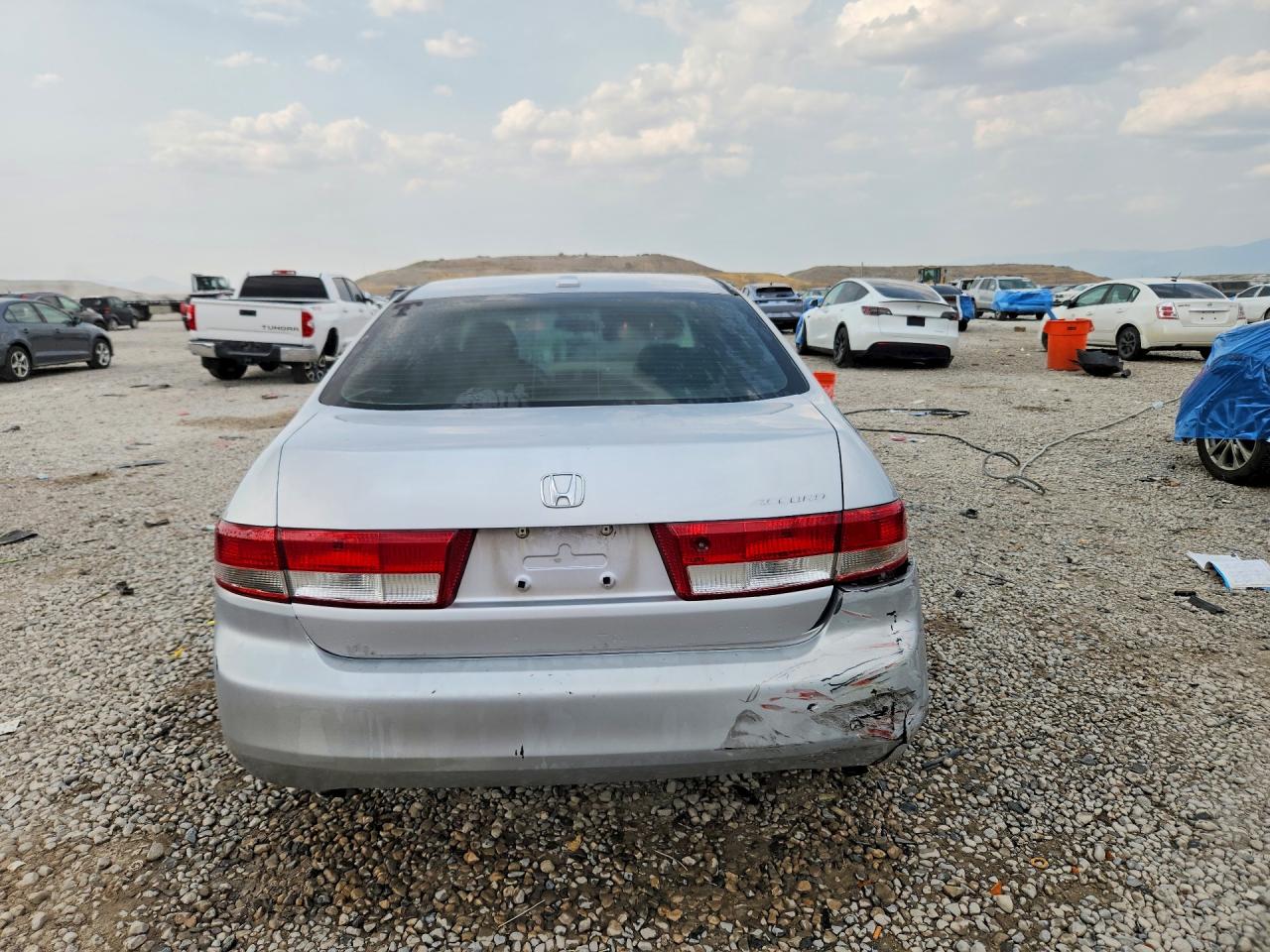 2004 Honda Accord Ex Silver vin: 1HGCM66554A025310