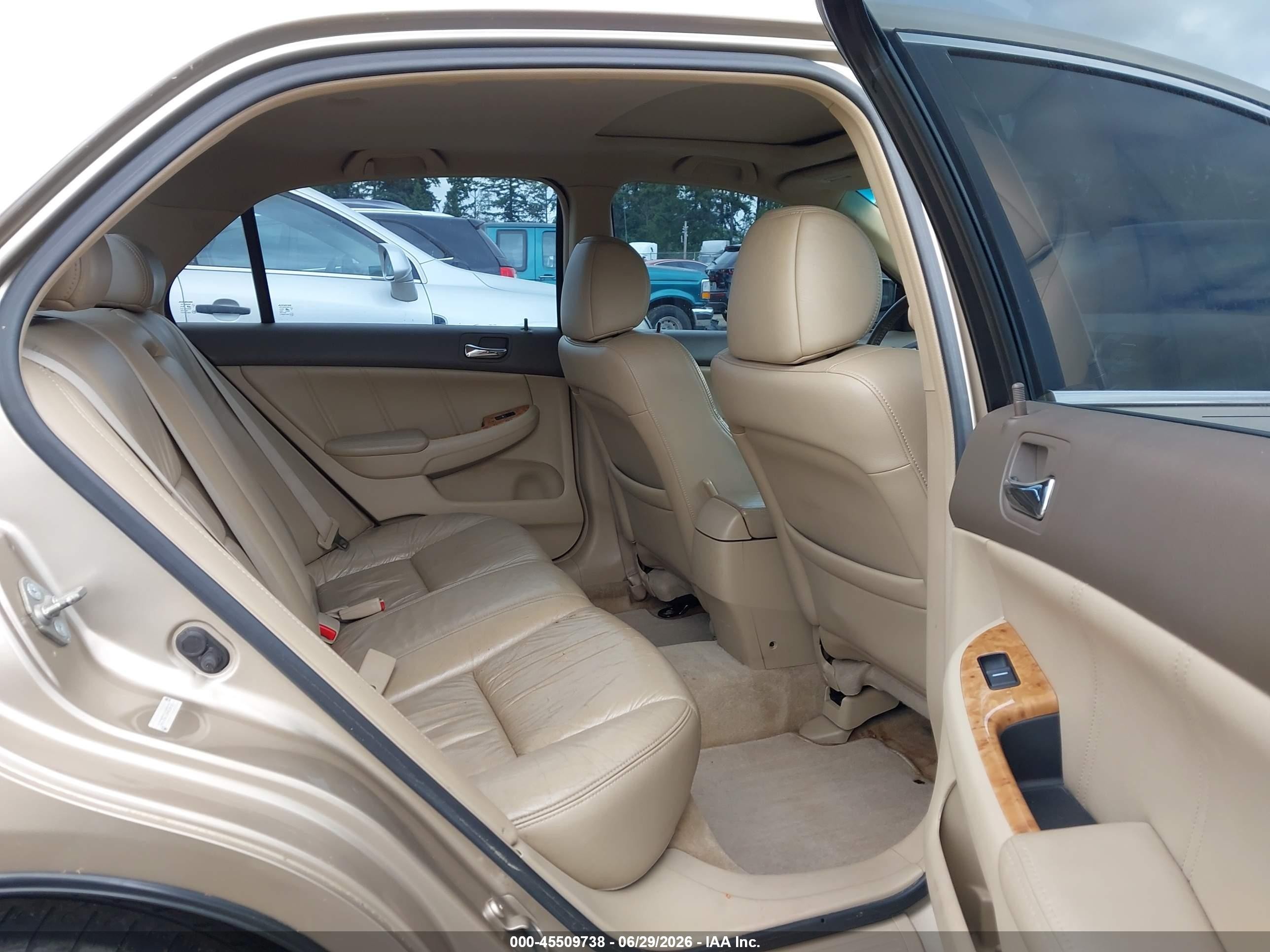 2004 Honda Accord 3.0 Ex Gold vin: 1HGCM66554A030698