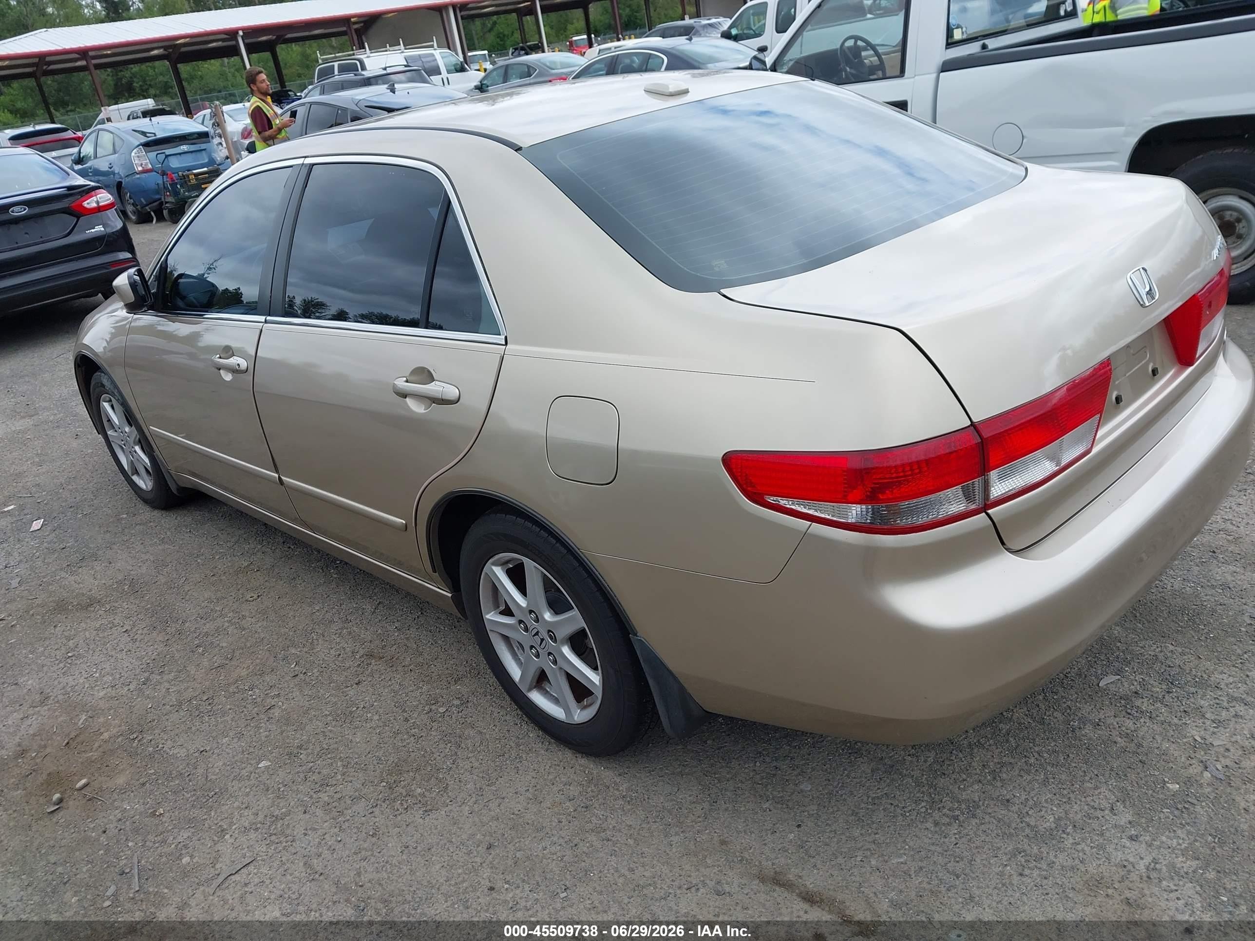 2004 Honda Accord 3.0 Ex Gold vin: 1HGCM66554A030698