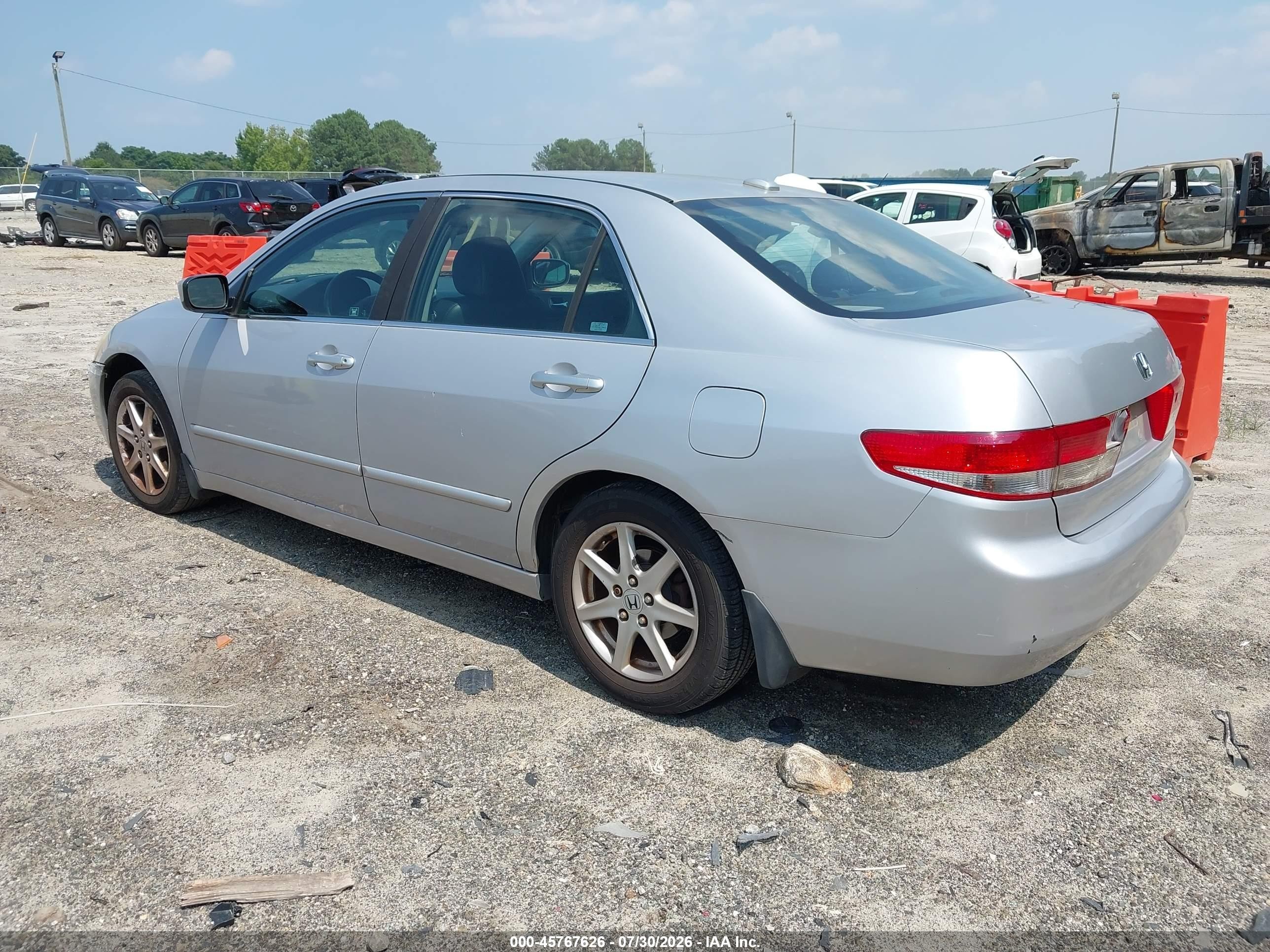 2004 Honda Accord 3.0 Ex Silver vin: 1HGCM66554A054158