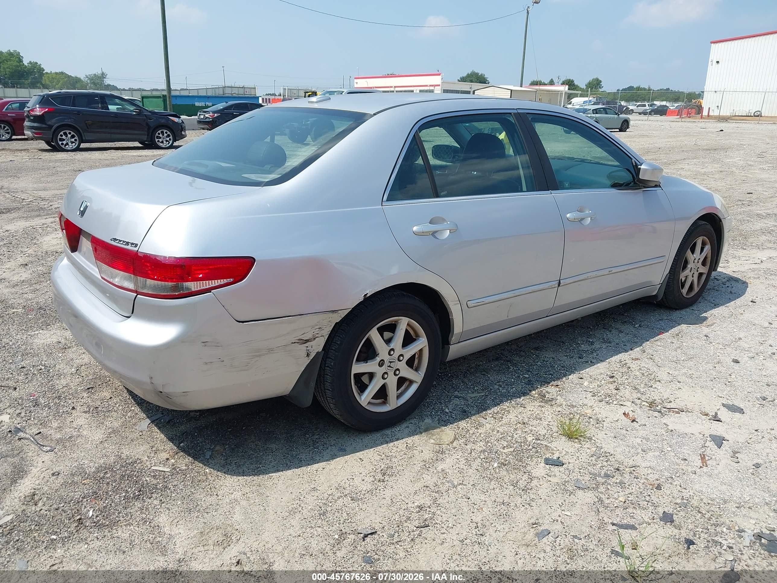 2004 Honda Accord 3.0 Ex Silver vin: 1HGCM66554A054158