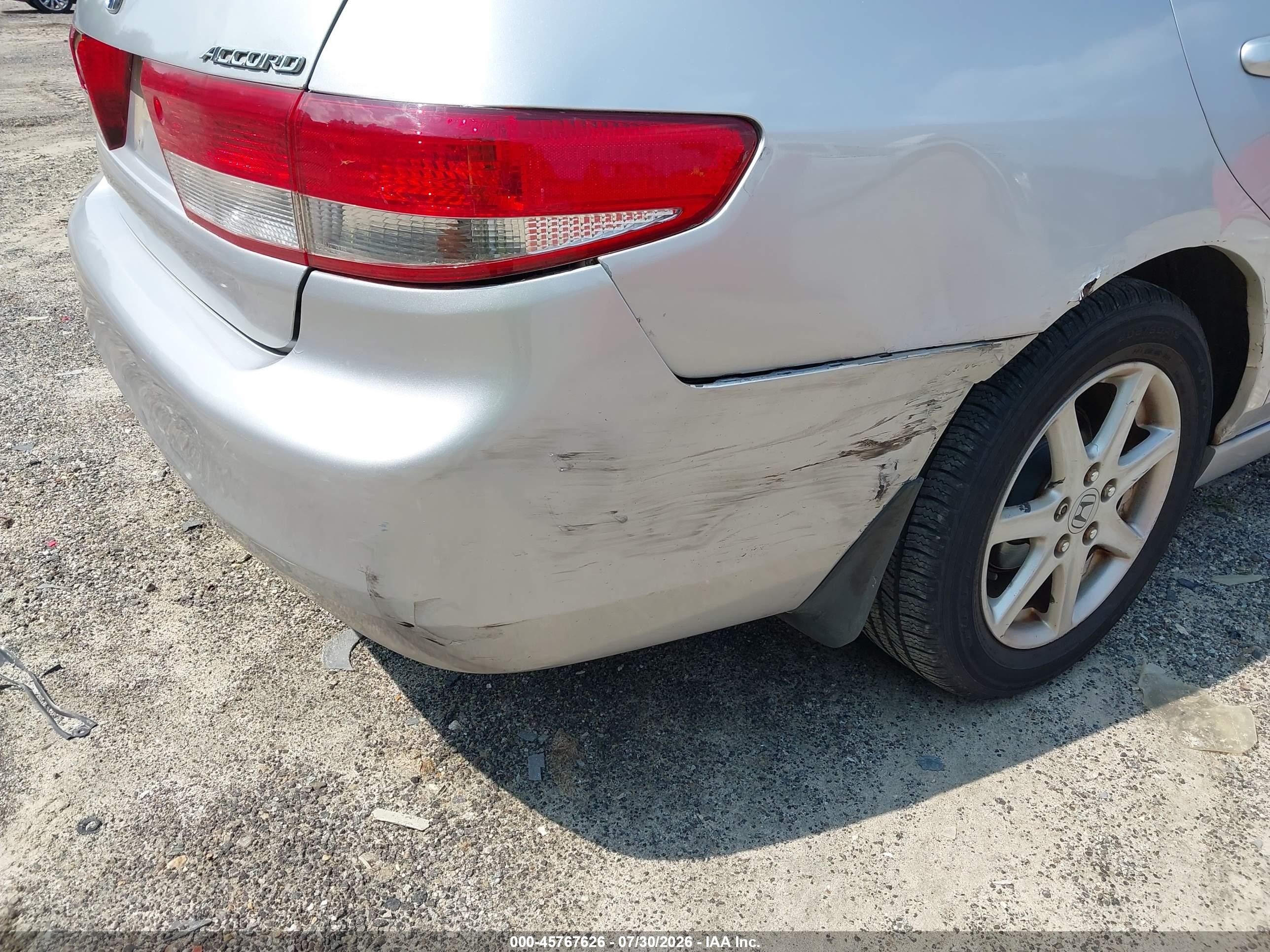2004 Honda Accord 3.0 Ex Silver vin: 1HGCM66554A054158