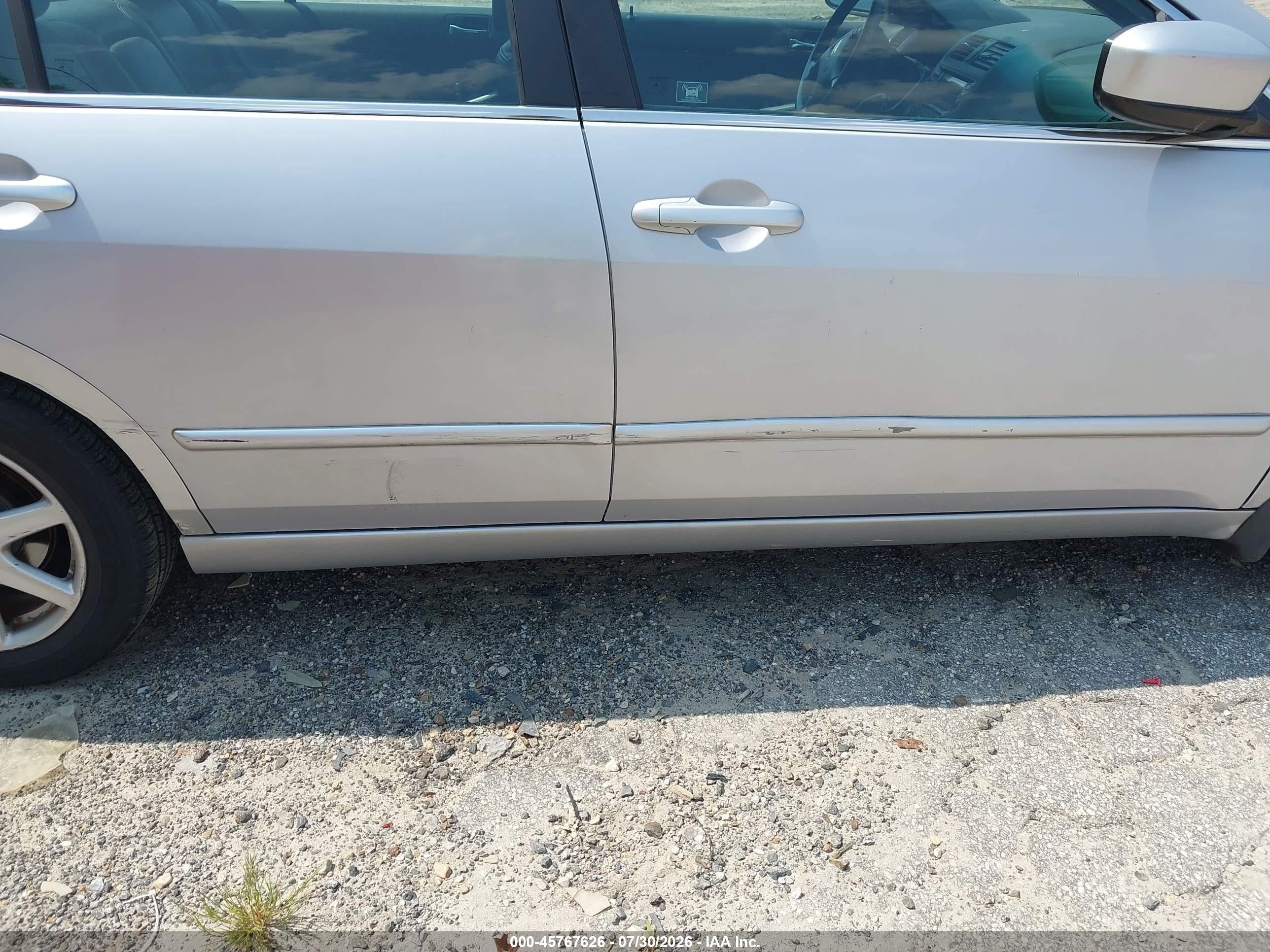 2004 Honda Accord 3.0 Ex Silver vin: 1HGCM66554A054158