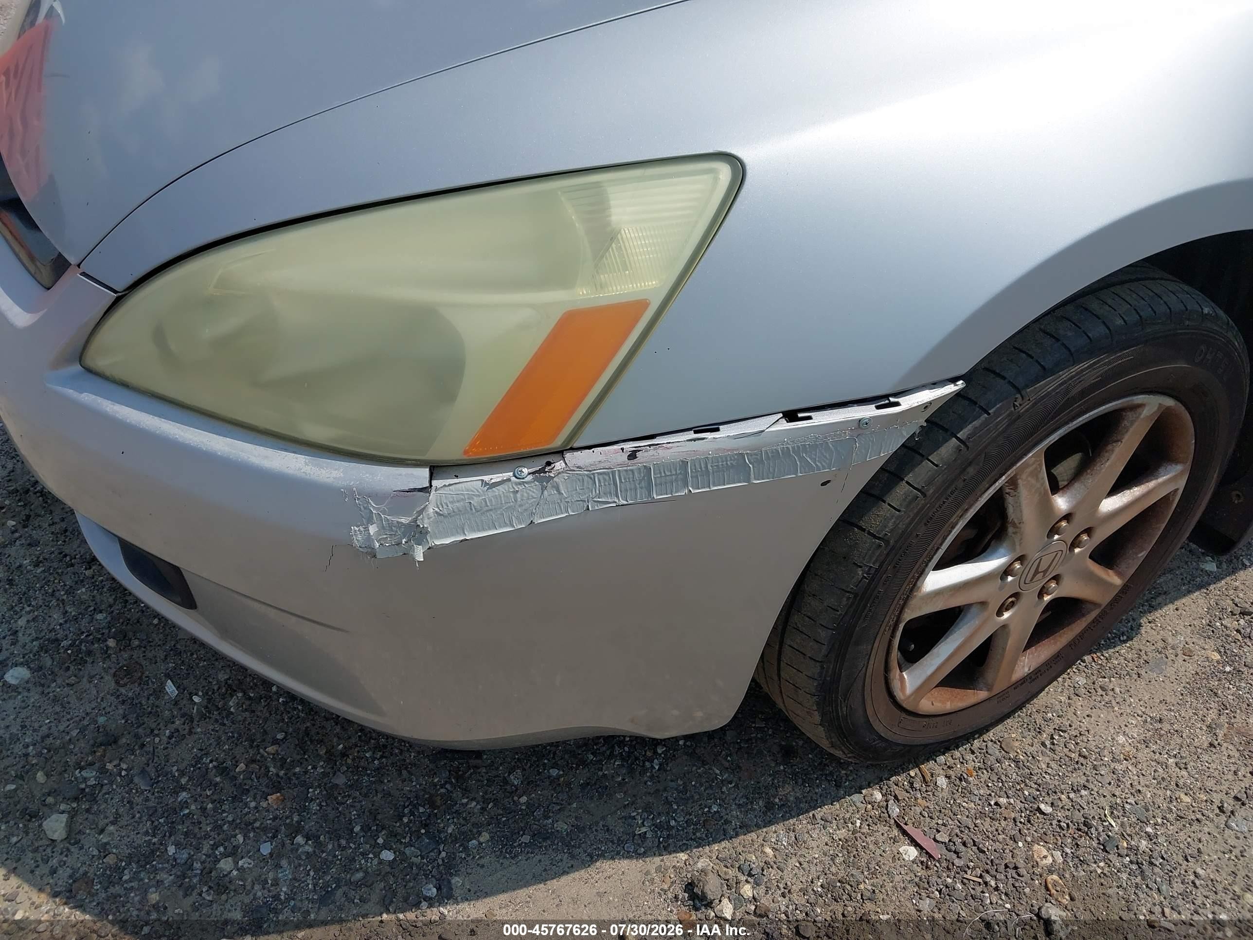 2004 Honda Accord 3.0 Ex Silver vin: 1HGCM66554A054158