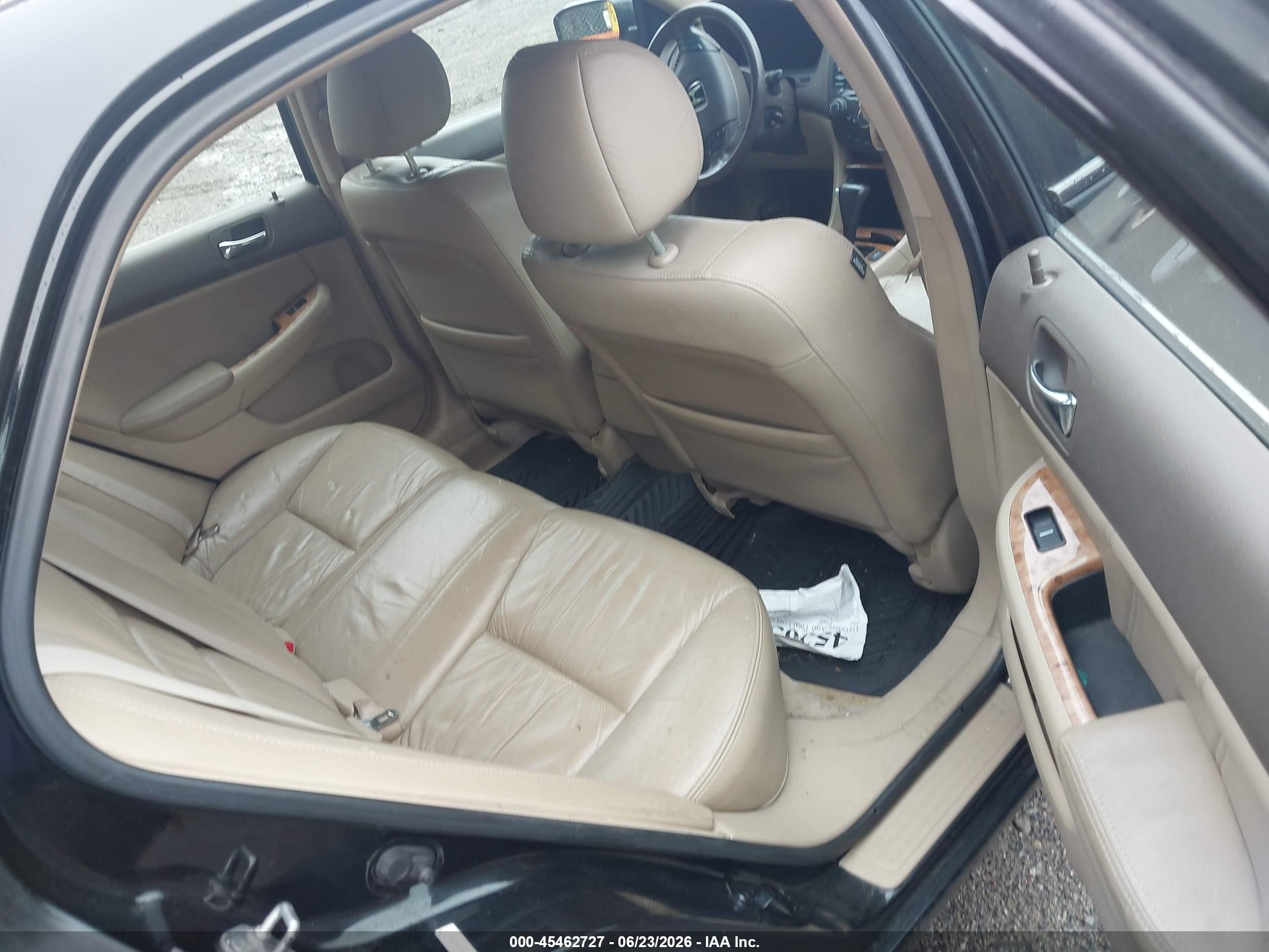 2004 Honda Accord 3.0 Ex Black vin: 1HGCM66554A062891