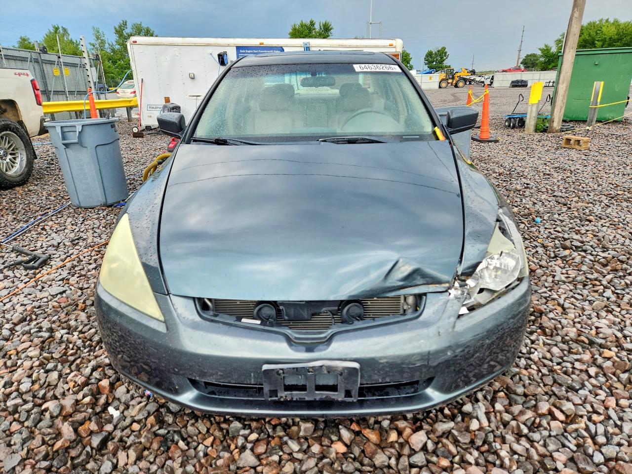 2004 Honda Accord Ex Teal vin: 1HGCM66554A067265