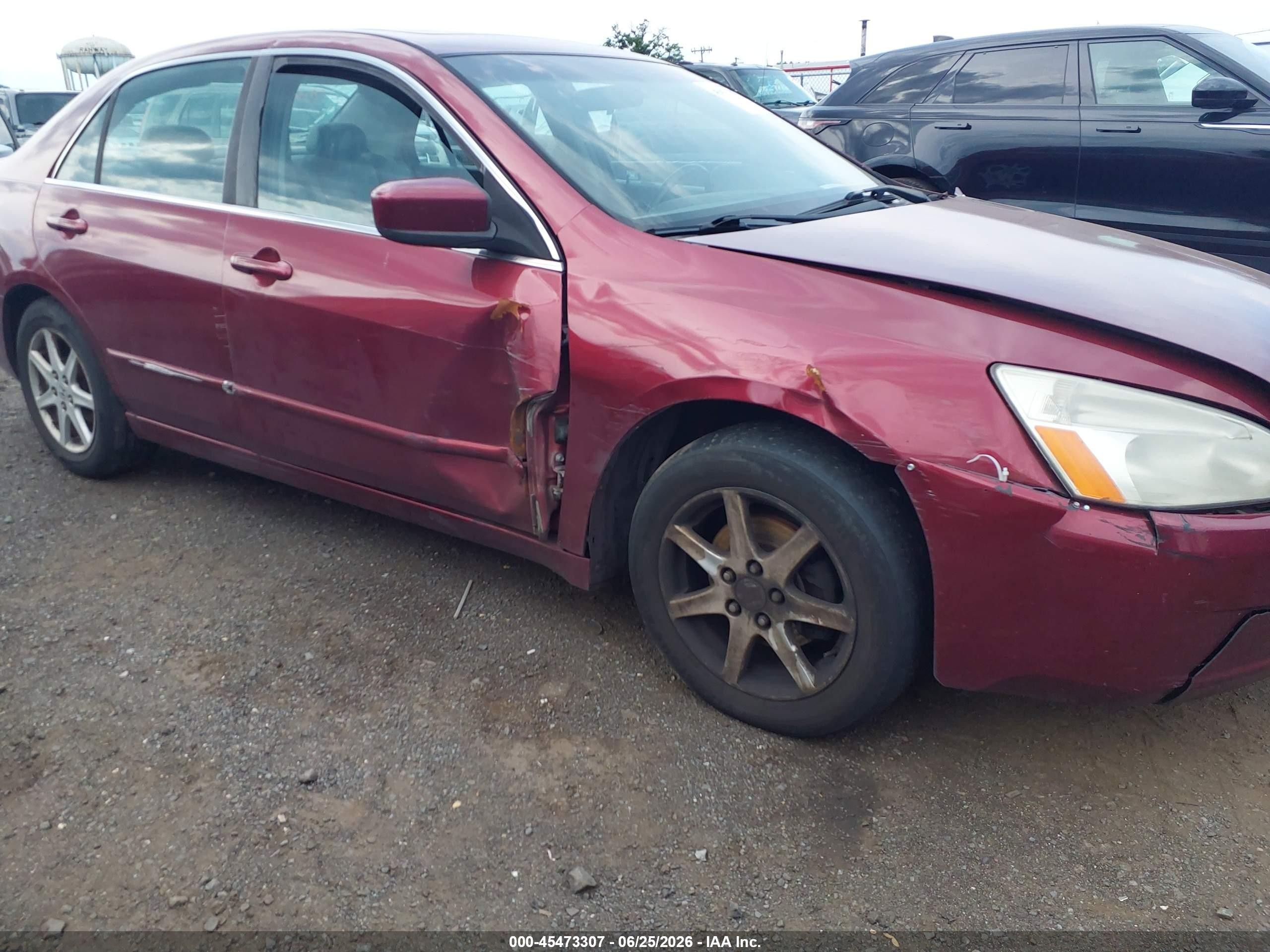 2004 Honda Accord 3.0 Ex Red vin: 1HGCM66554A069582
