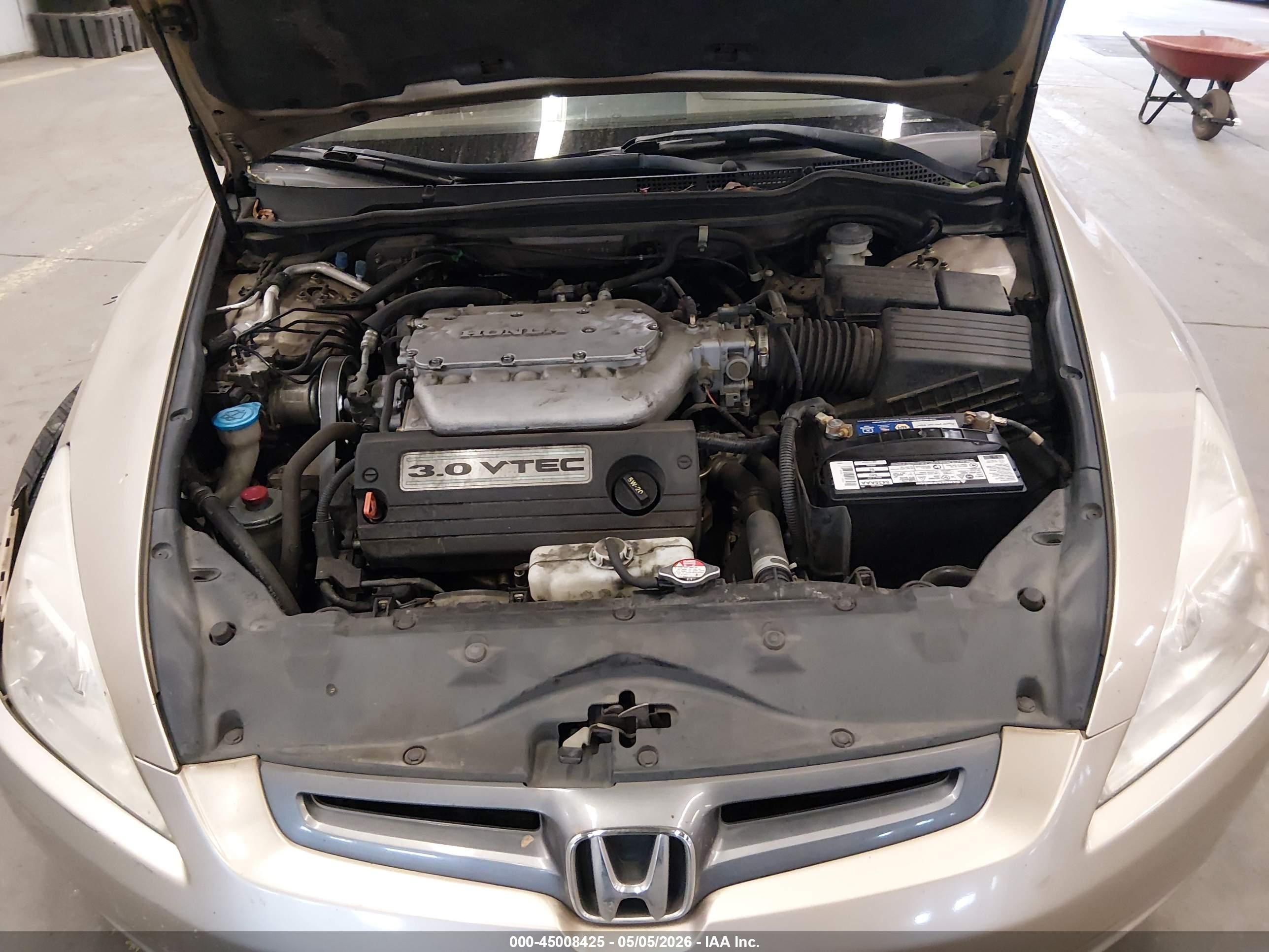 2004 Honda Accord 3.0 Ex Gold vin: 1HGCM66554A083756